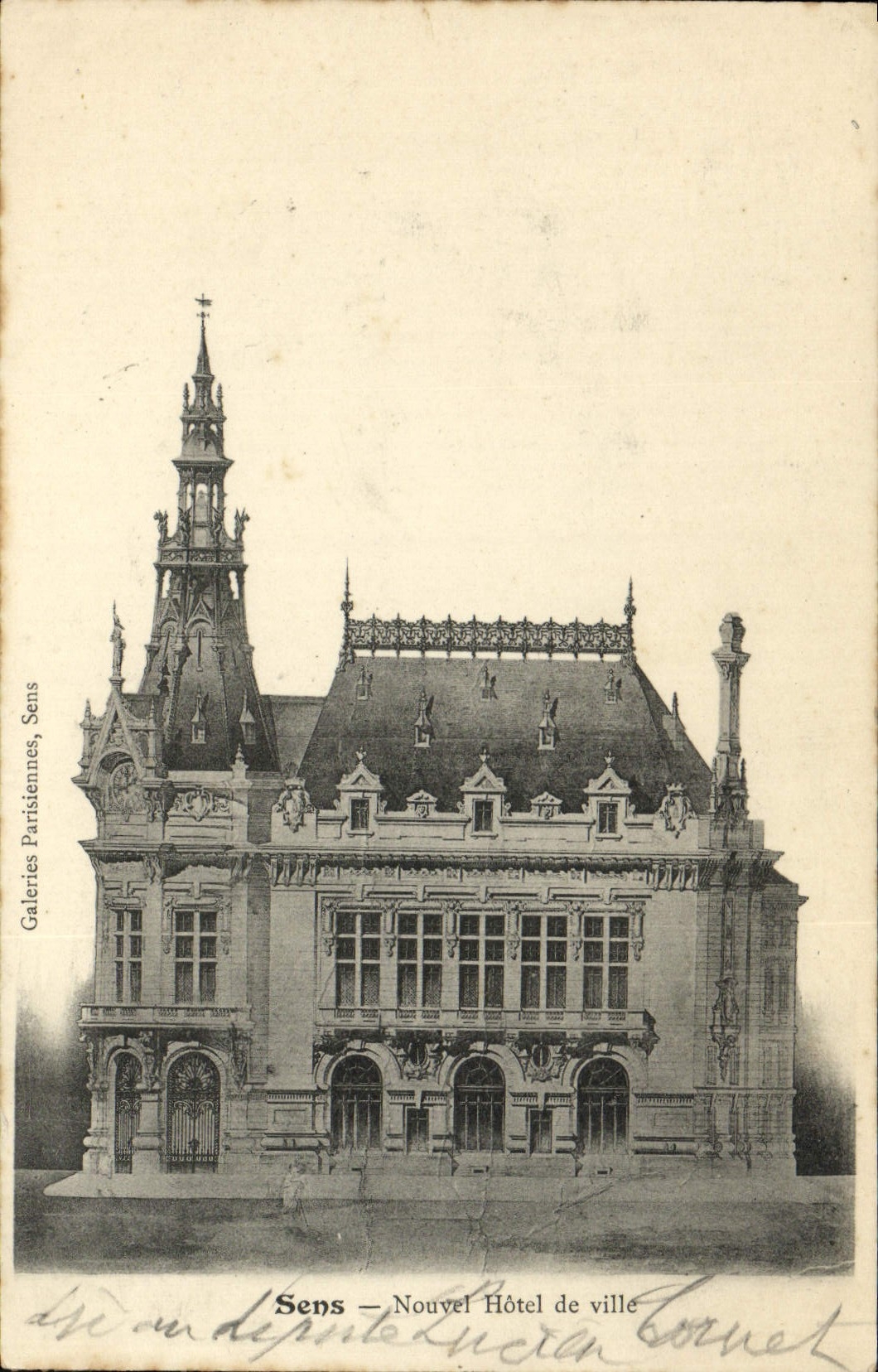 CPA Sens Nouvel Hotel de Ville