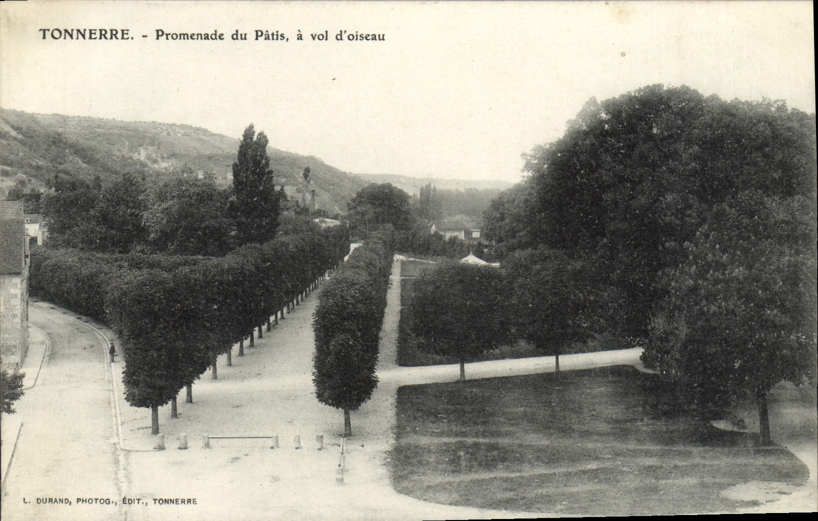 CPA Tonnerre Promenade Du Patis A Vol D'Oiseau