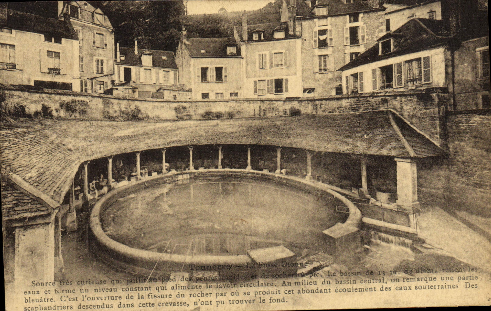 CPA Tonnerre La Fosse Fione Lavoir 