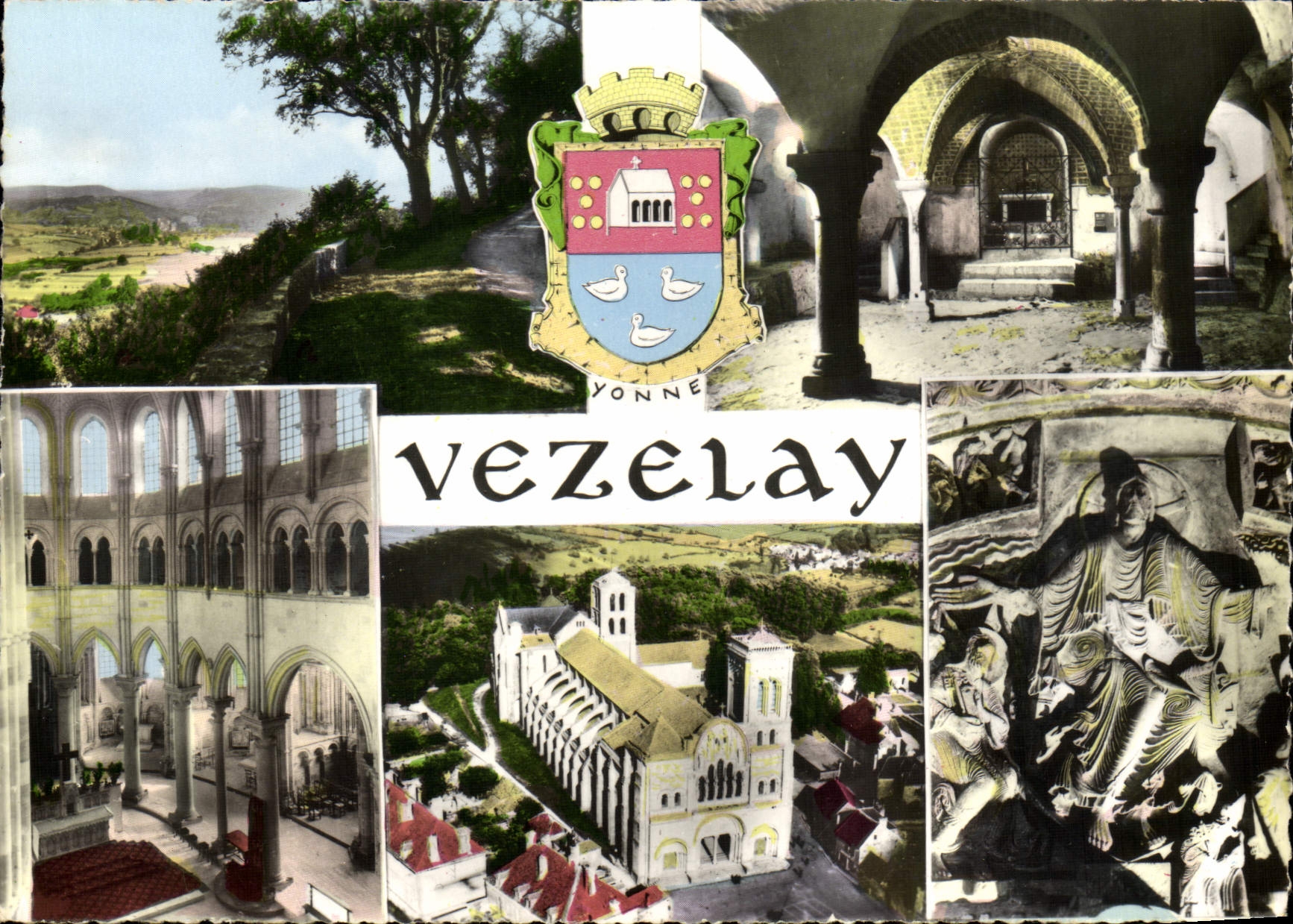 CPM Vezelay Chemin de ronde La crypte Sanctuaire Chapelles laterales et triforium