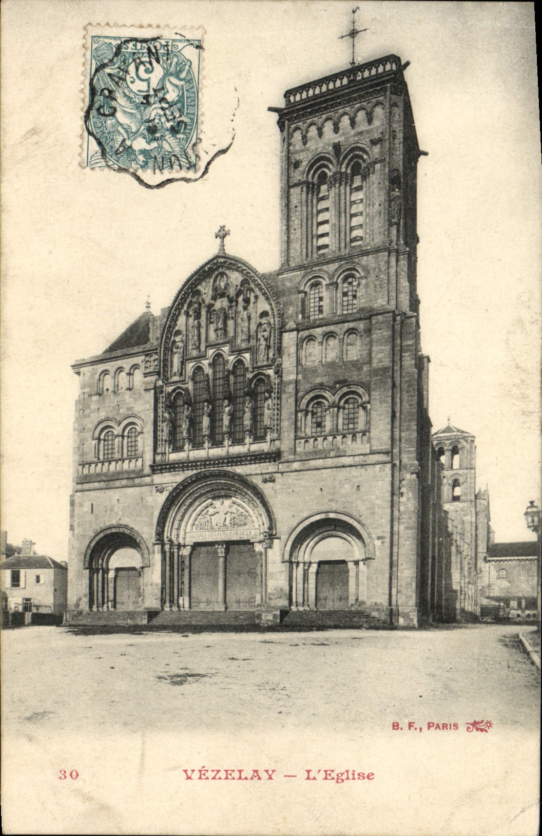 CPA Vezelay L'Eglise