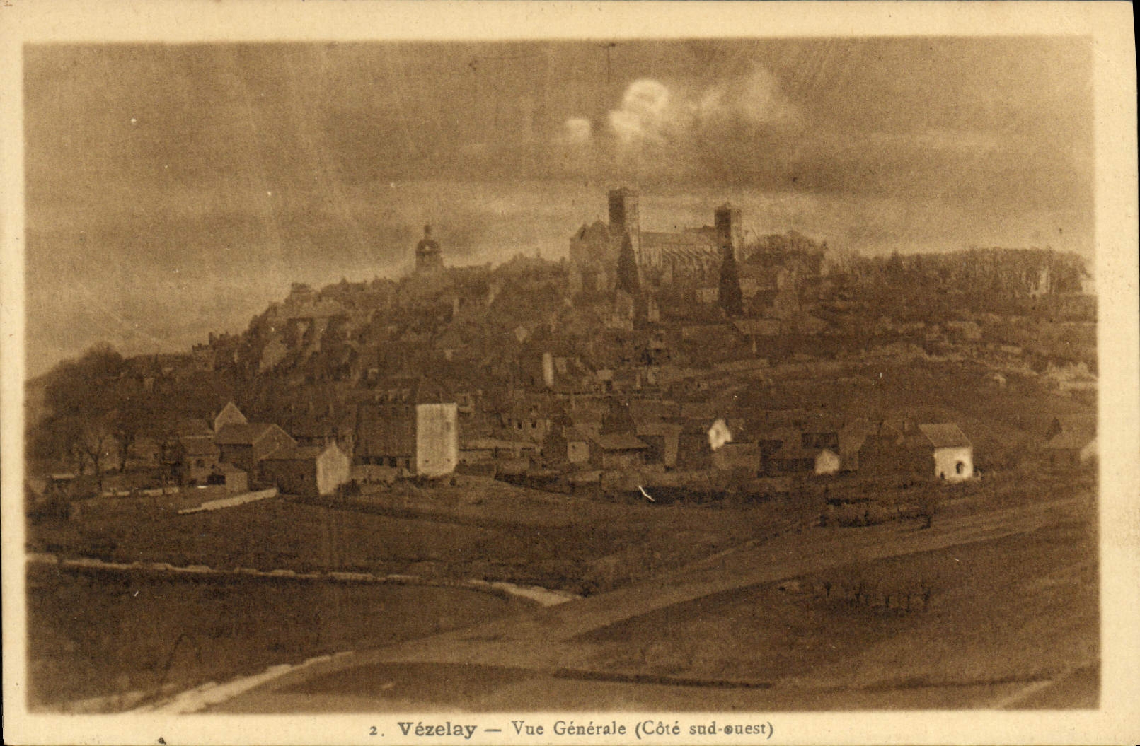 CPA Vezelay Vue Generale