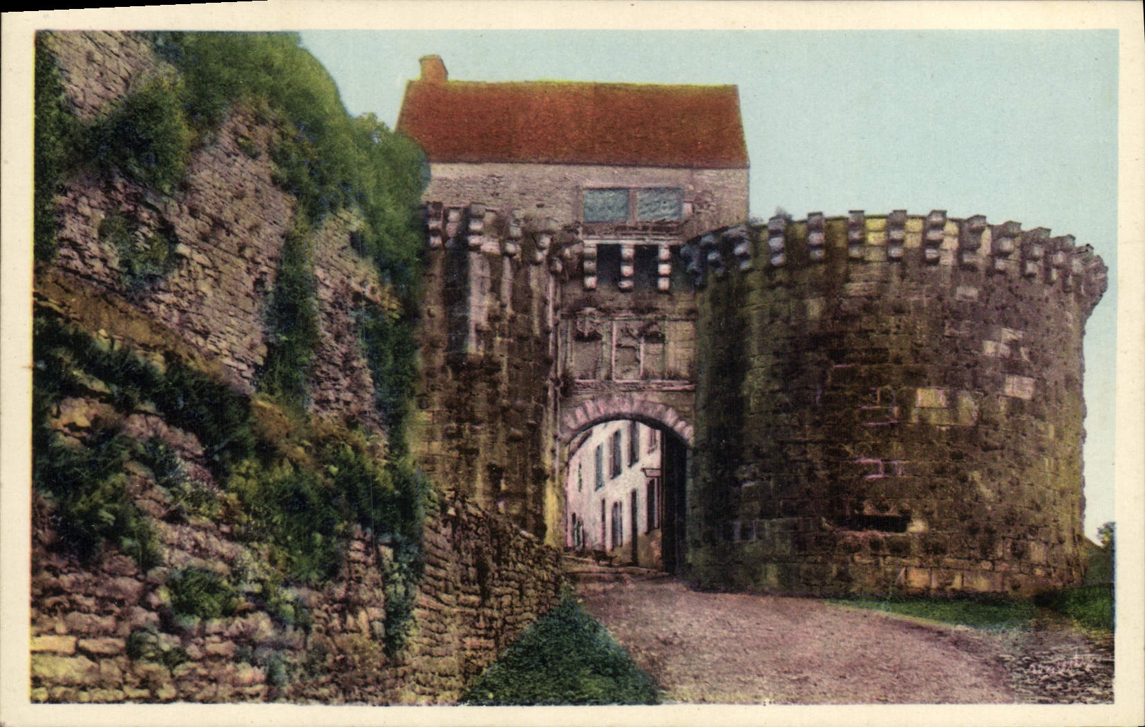 CPA Vezelay La Porte Neuve