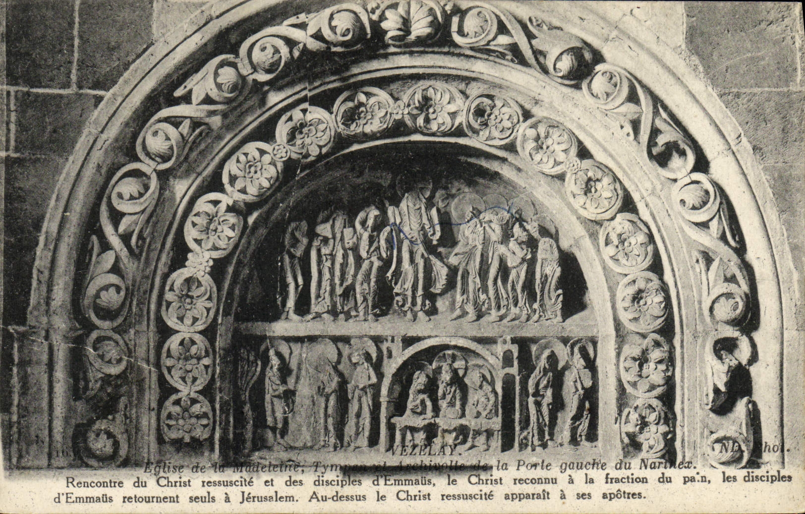 CPA Vezelay Eglise de la Madeleine