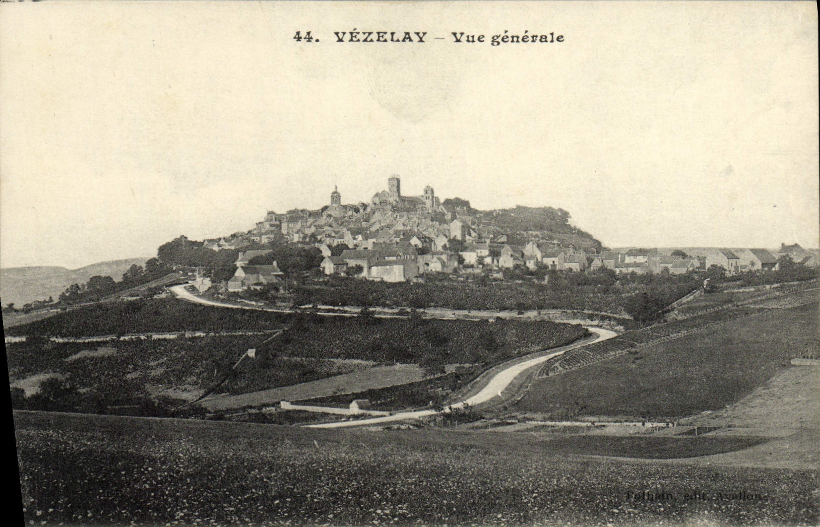 CPA Vezelay Vue Generale