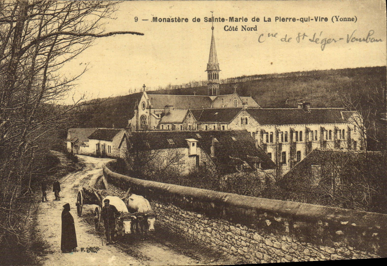 VINTAGE POSTCARD Monastery Of Sainte Marie Of Pierre Who Transfers Northern Dimension