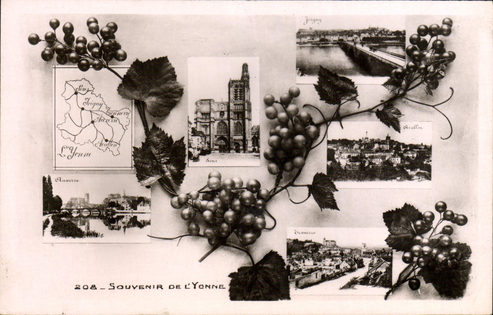 CPA Souvenir De l'Yonne