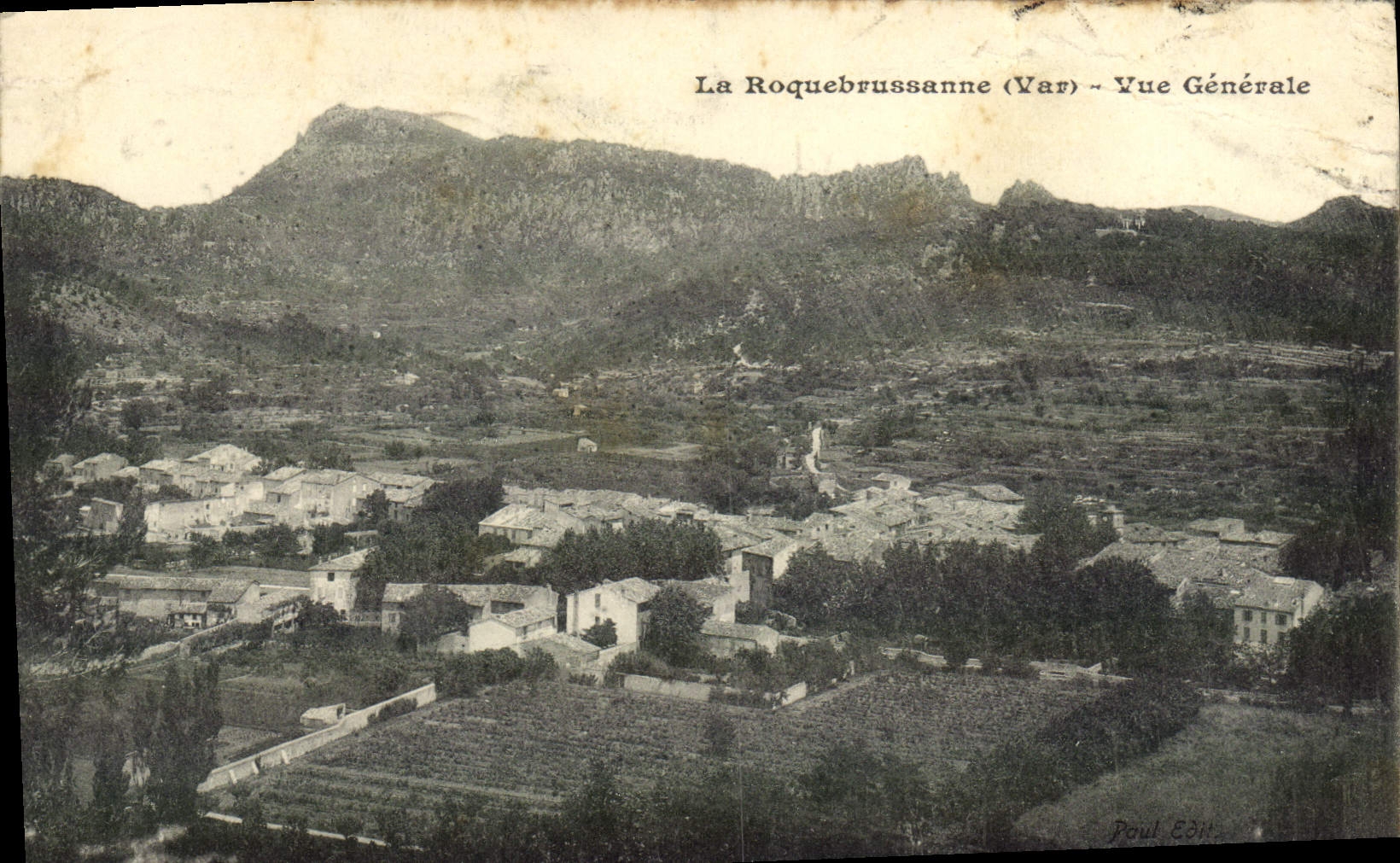 CPA La Roquebussanne Vue Generale