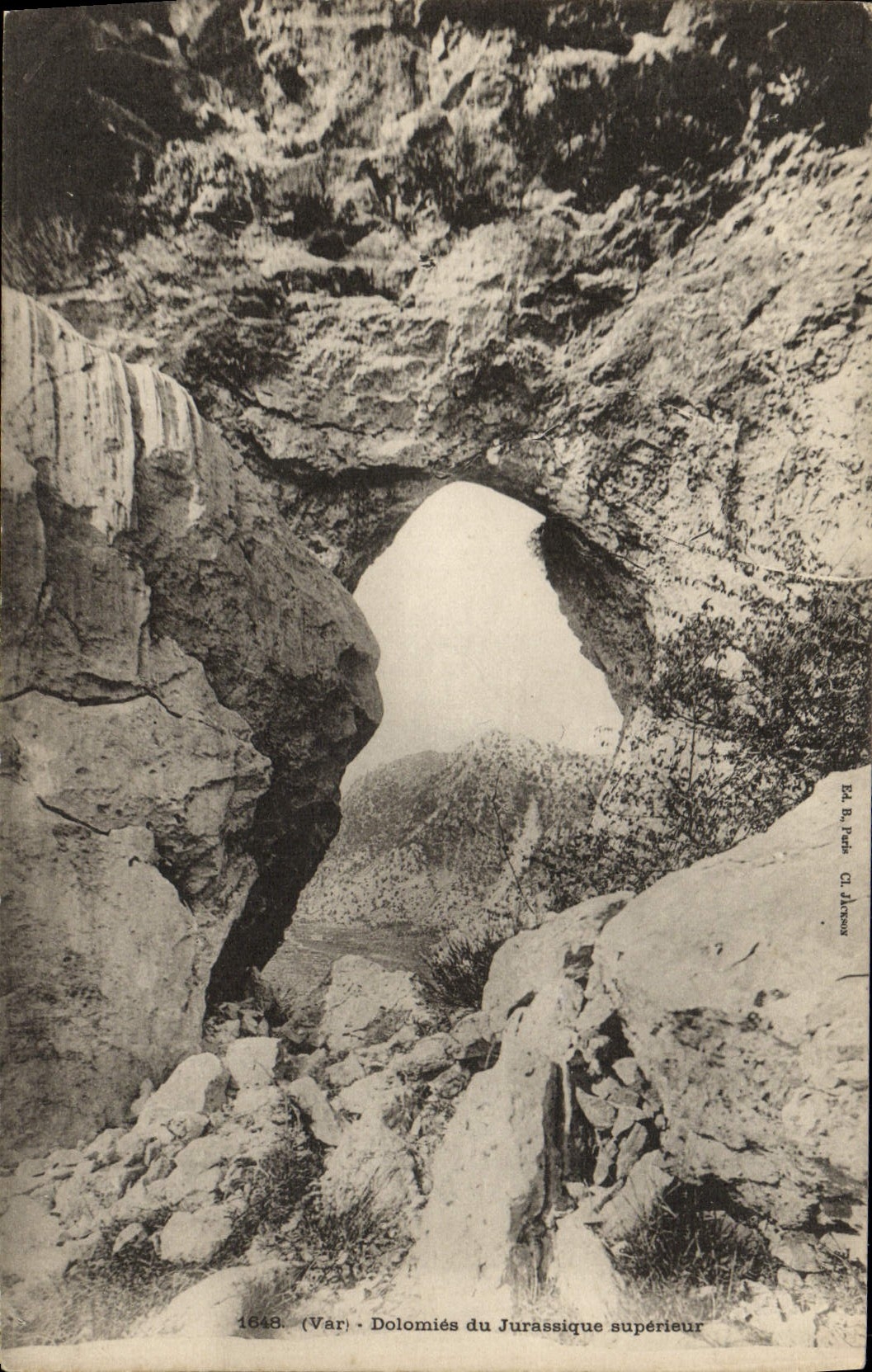 VINTAGE POSTCARD Dolomites Of the Jurassic Superior