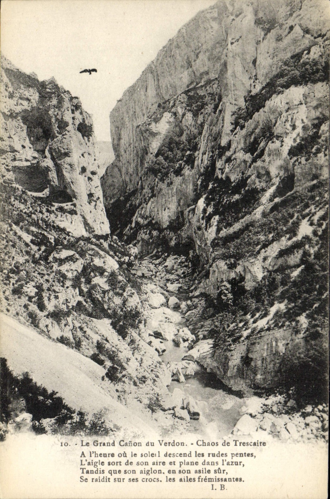 CPA Le Grand Canon Du Verdon Chaos De Trescaire