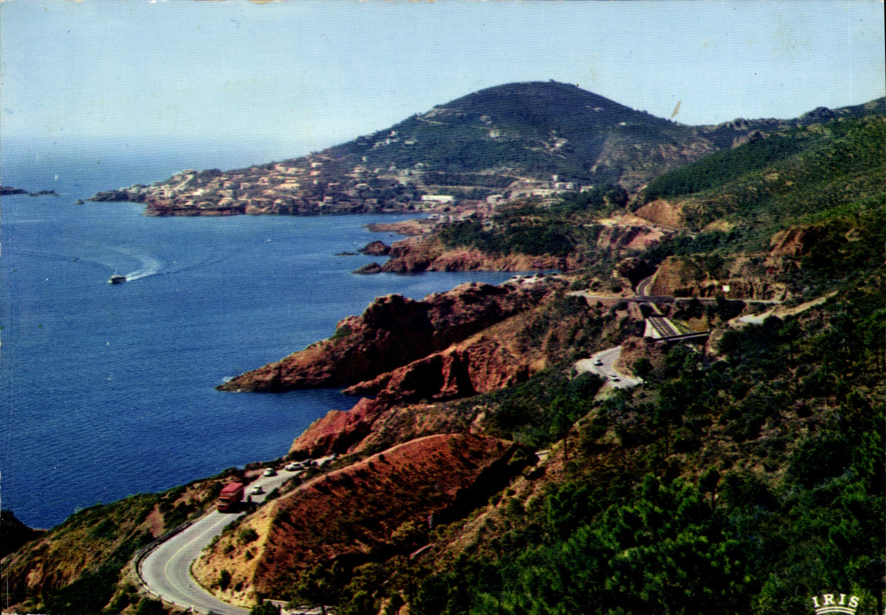 CPM Reflets De La Cote d'Azur Vue Panoramique Sur La Corniche D'Or