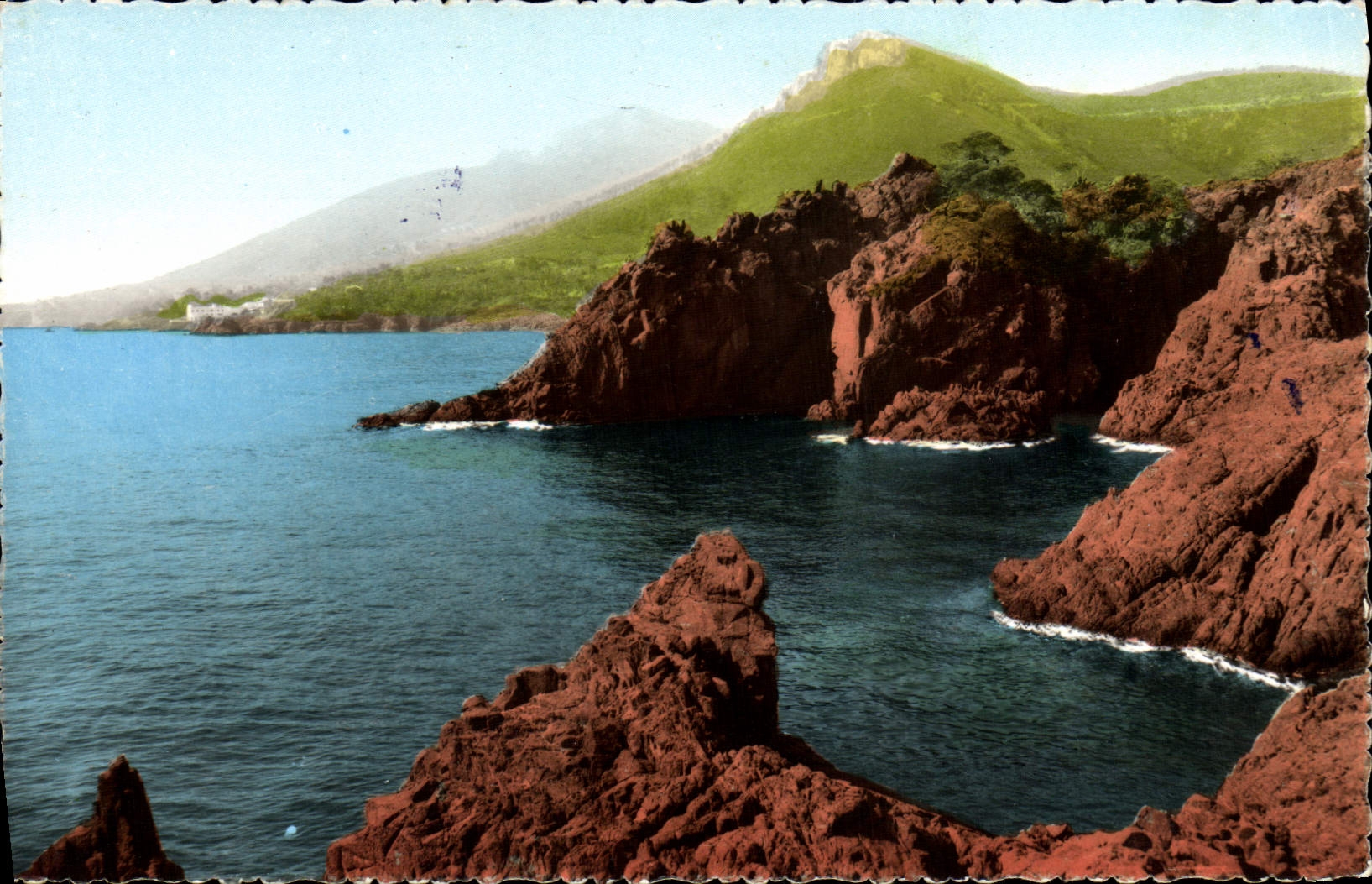 CPM La Corniche D'Or Rochers Rouges Du Trayas