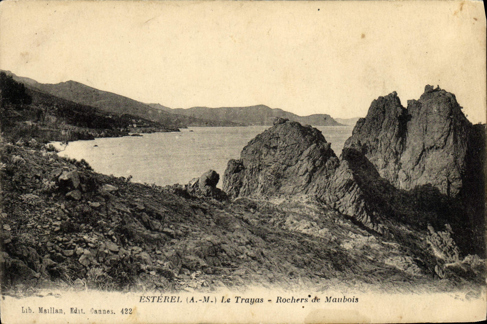 CPA Esterel Le Trayas Rochers De Maubois