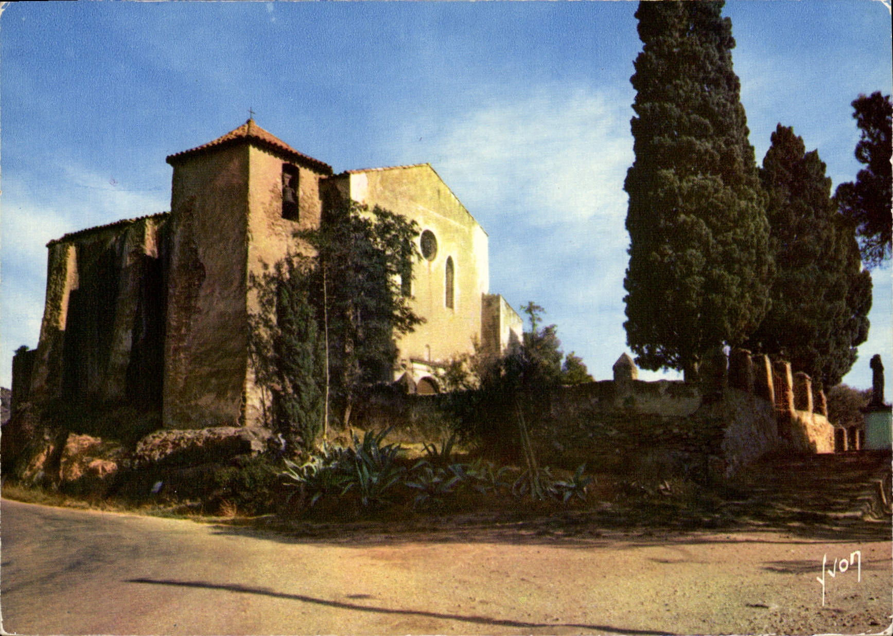 CPM La Cote d'Azur Miracle De La Nature Bormes Les Mimosas Chapelle Saint Francois