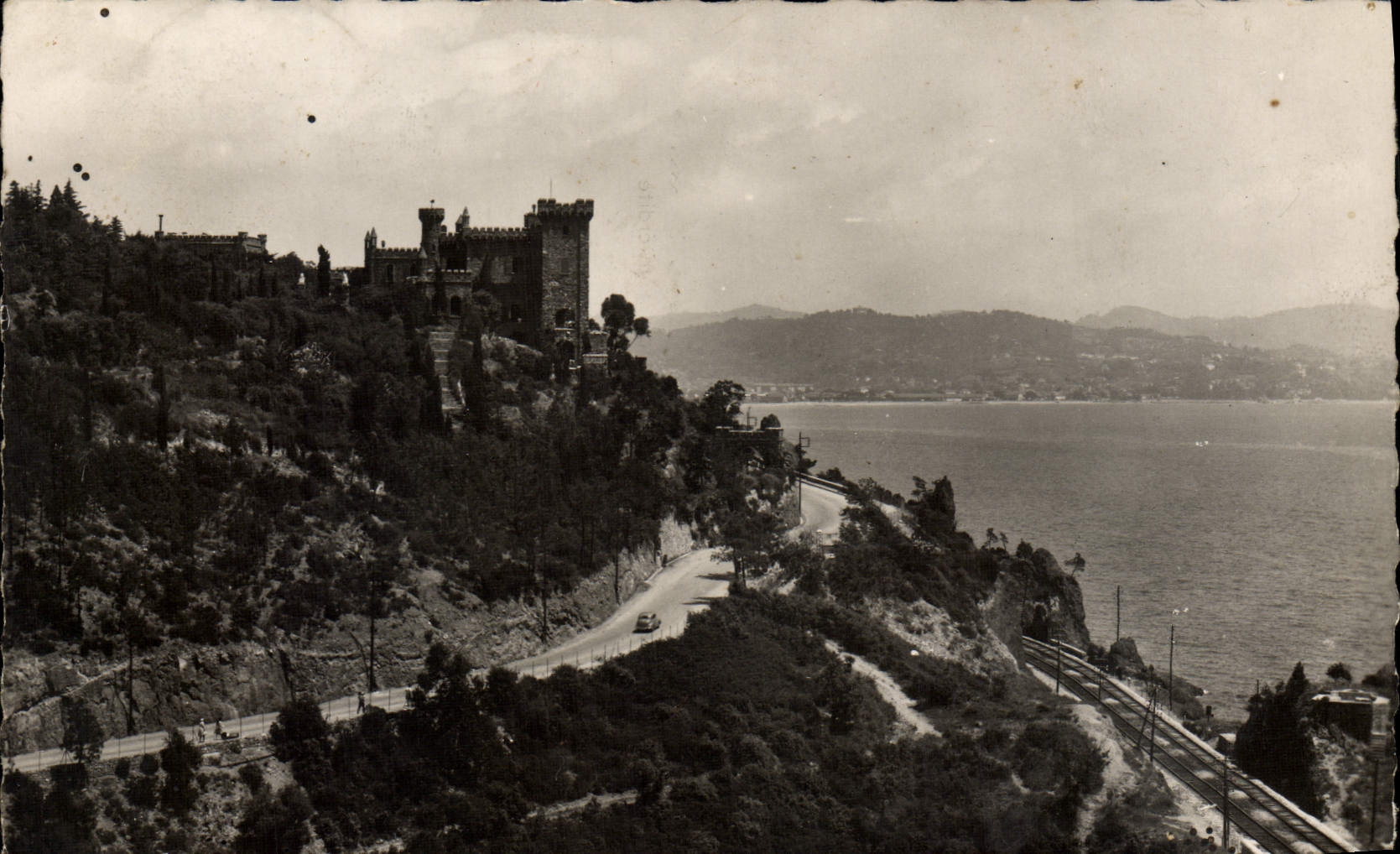 POSTAL MODERNA Napoule el castillo D Agecroft