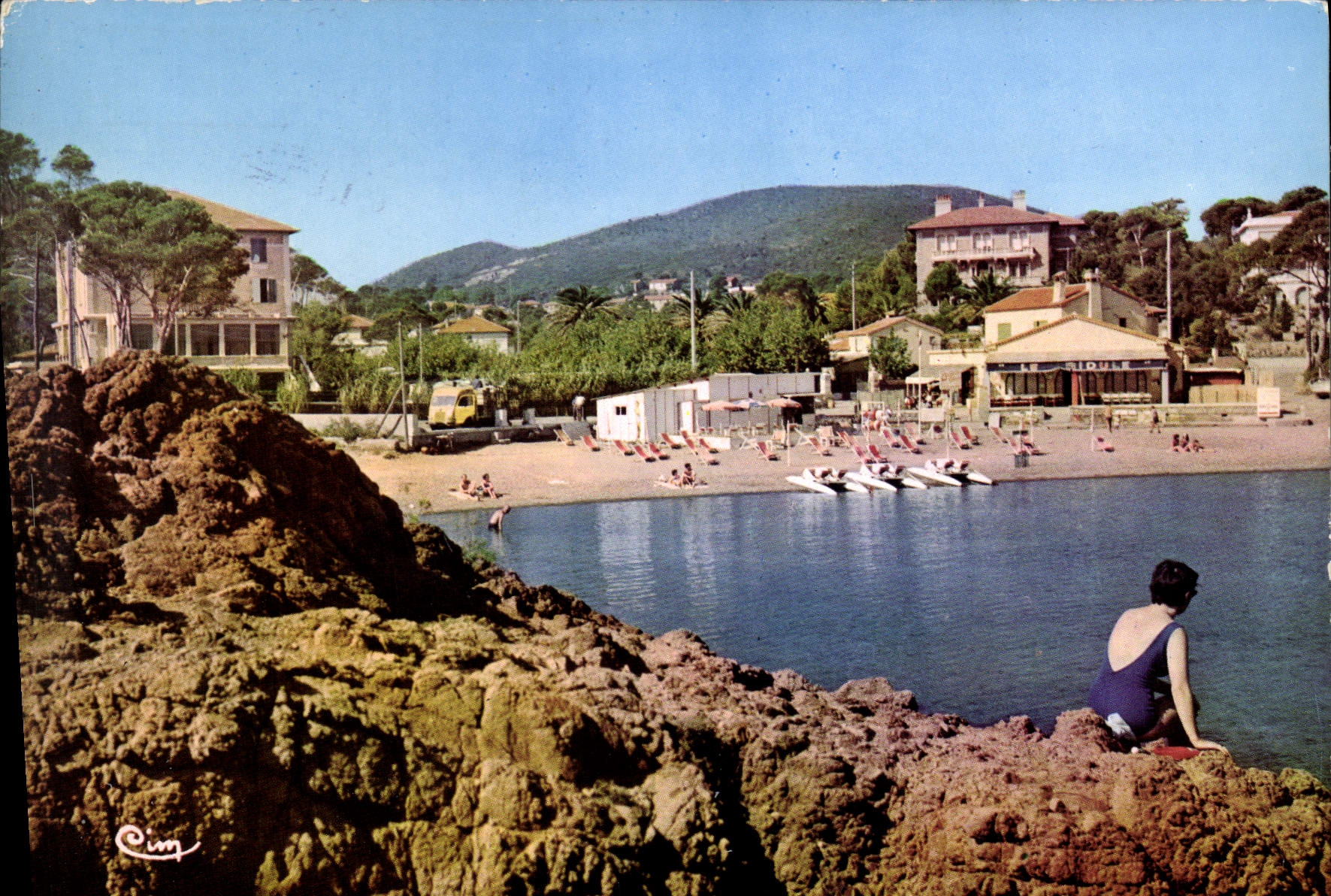 CPM Reflets De l'Esterel Agay Plage De Camp Long