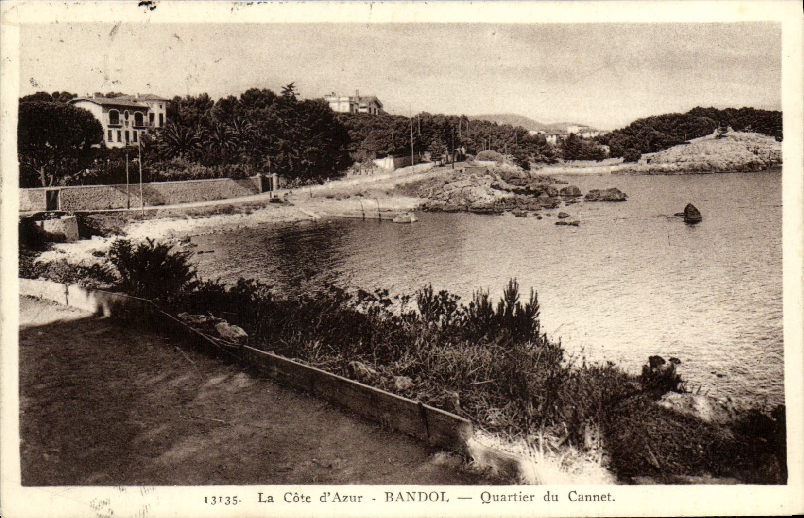 CPA La Cote d'Azur Bandol Quartier Du Cannet