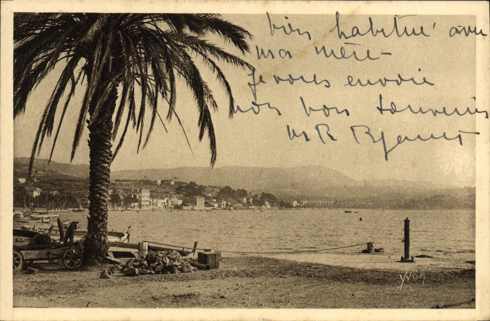 CPA La Douce France Cote d'Azur Bandol La Baie