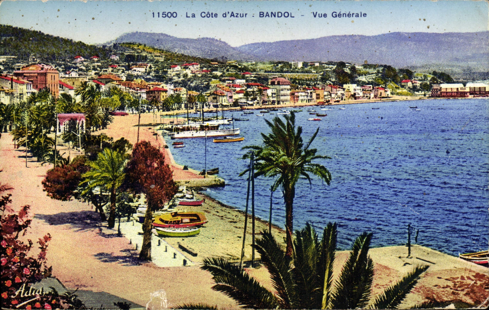 CPA La Cote d'Azur Bandol Vue Generale