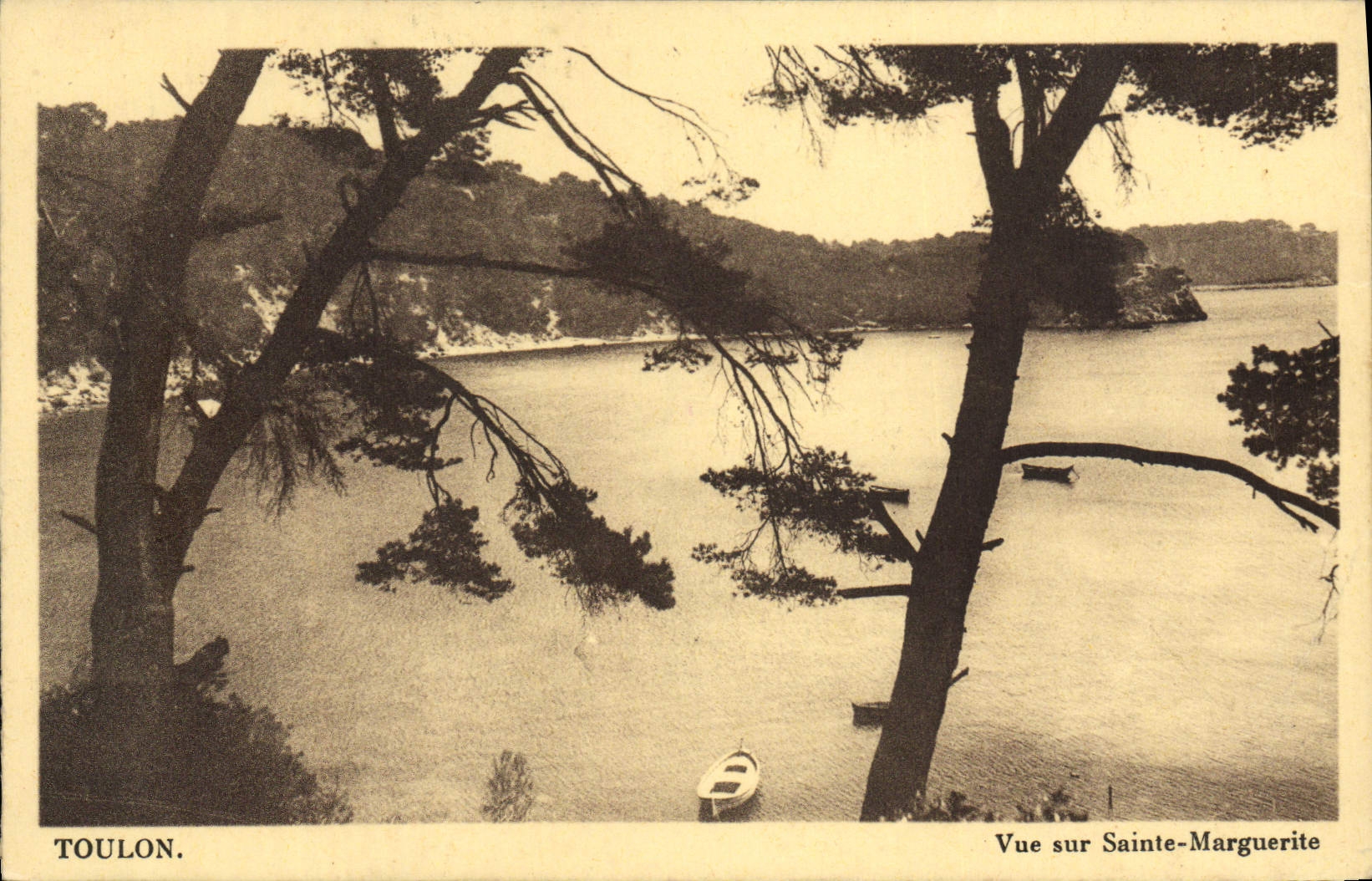 CPA Toulon Vue Sur Sainte Marguerite