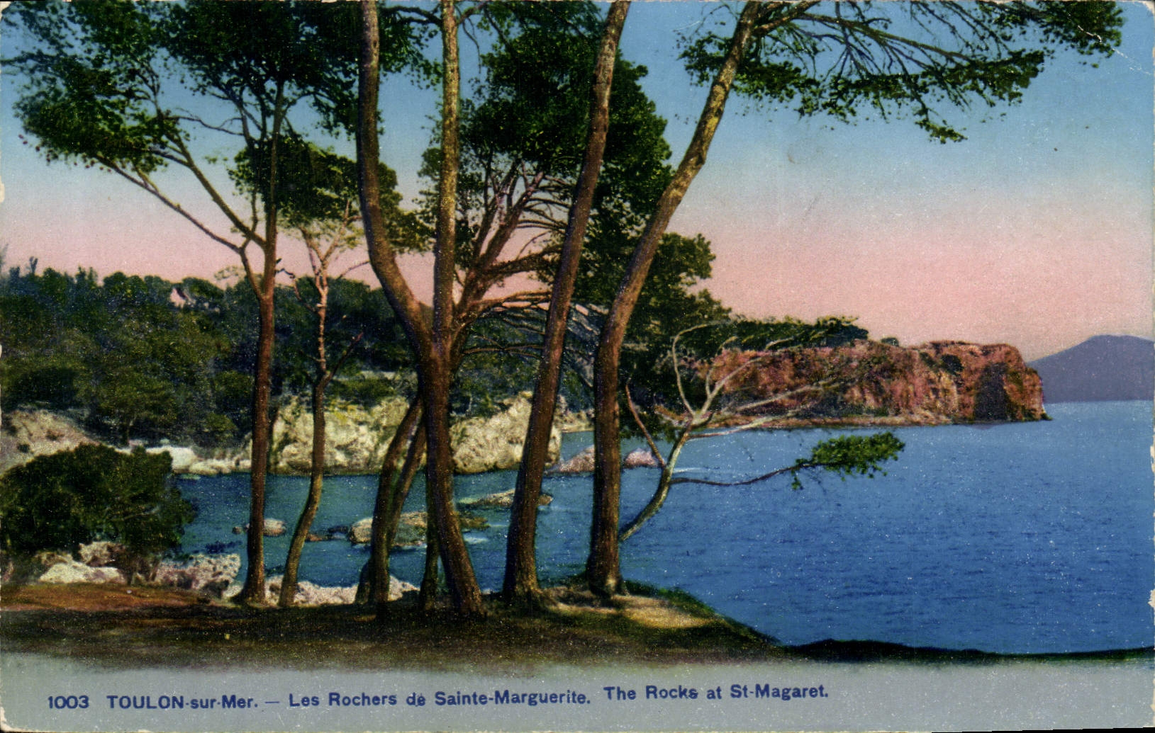 CPA Toulon Sur Mer Les Rochers De Sainte Marguerite