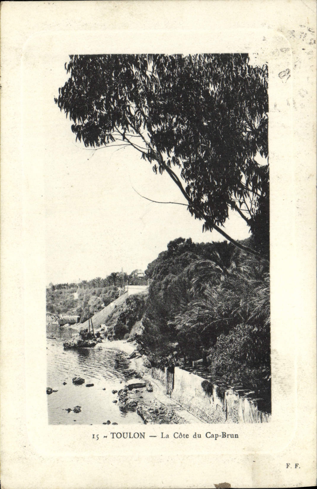 CPA Toulon La Cote Du Cap Brun