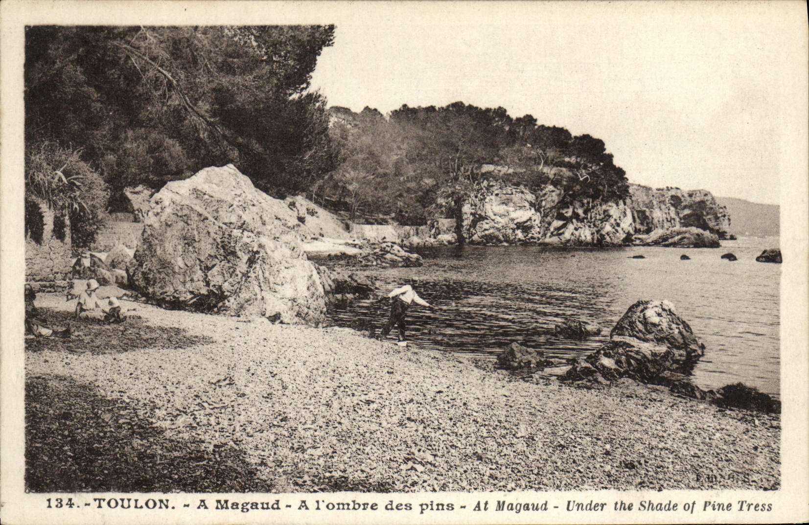 CPA Toulon A Magaud A l'Ombre Des Pins