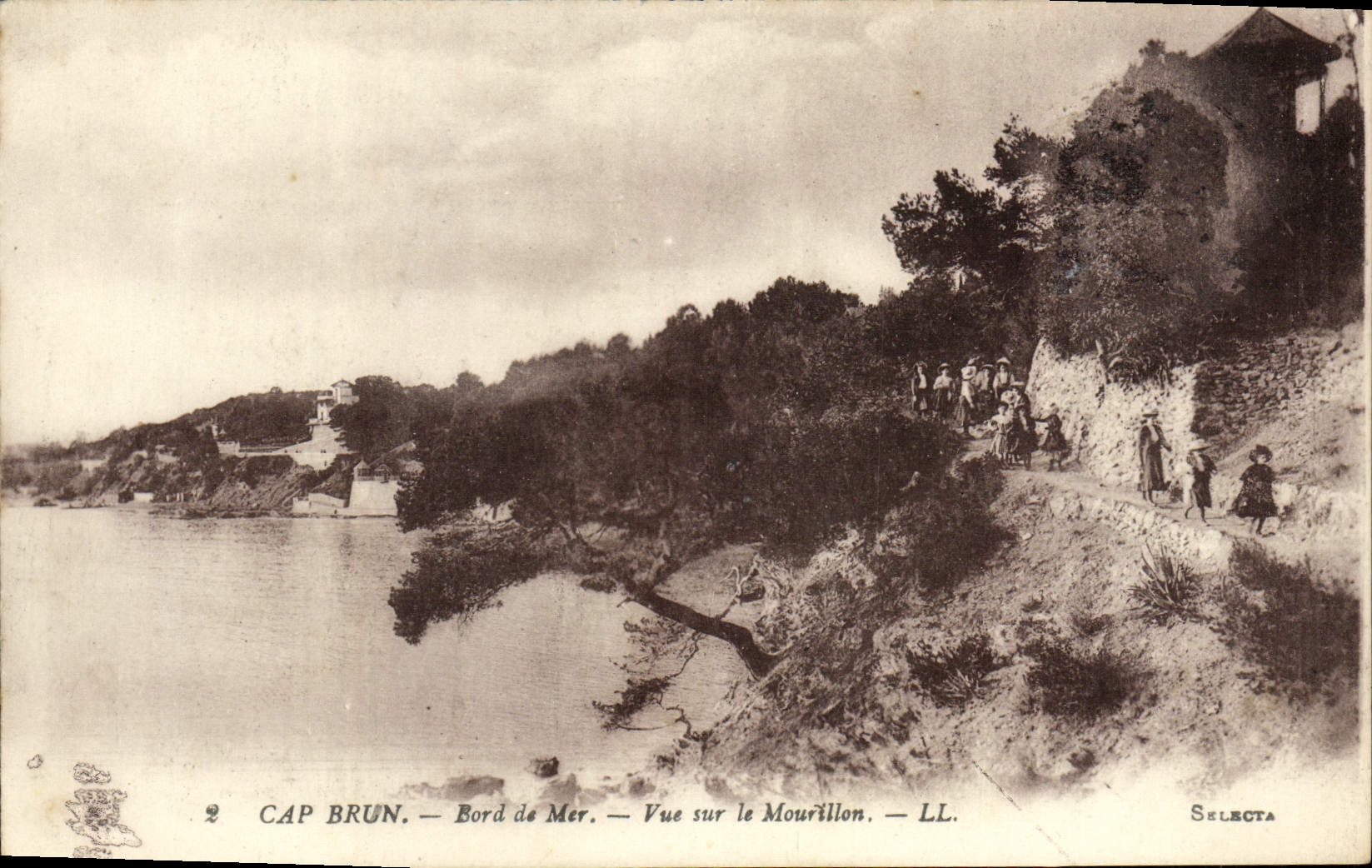 CPA Cap Brun Bord De Mer Vue Sur Le Mourillon