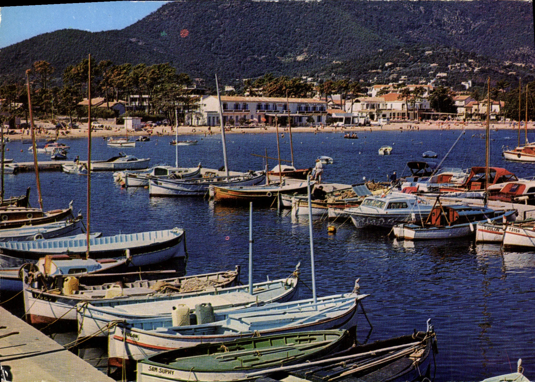 CPM Cavalaire Le Port Et La Plage