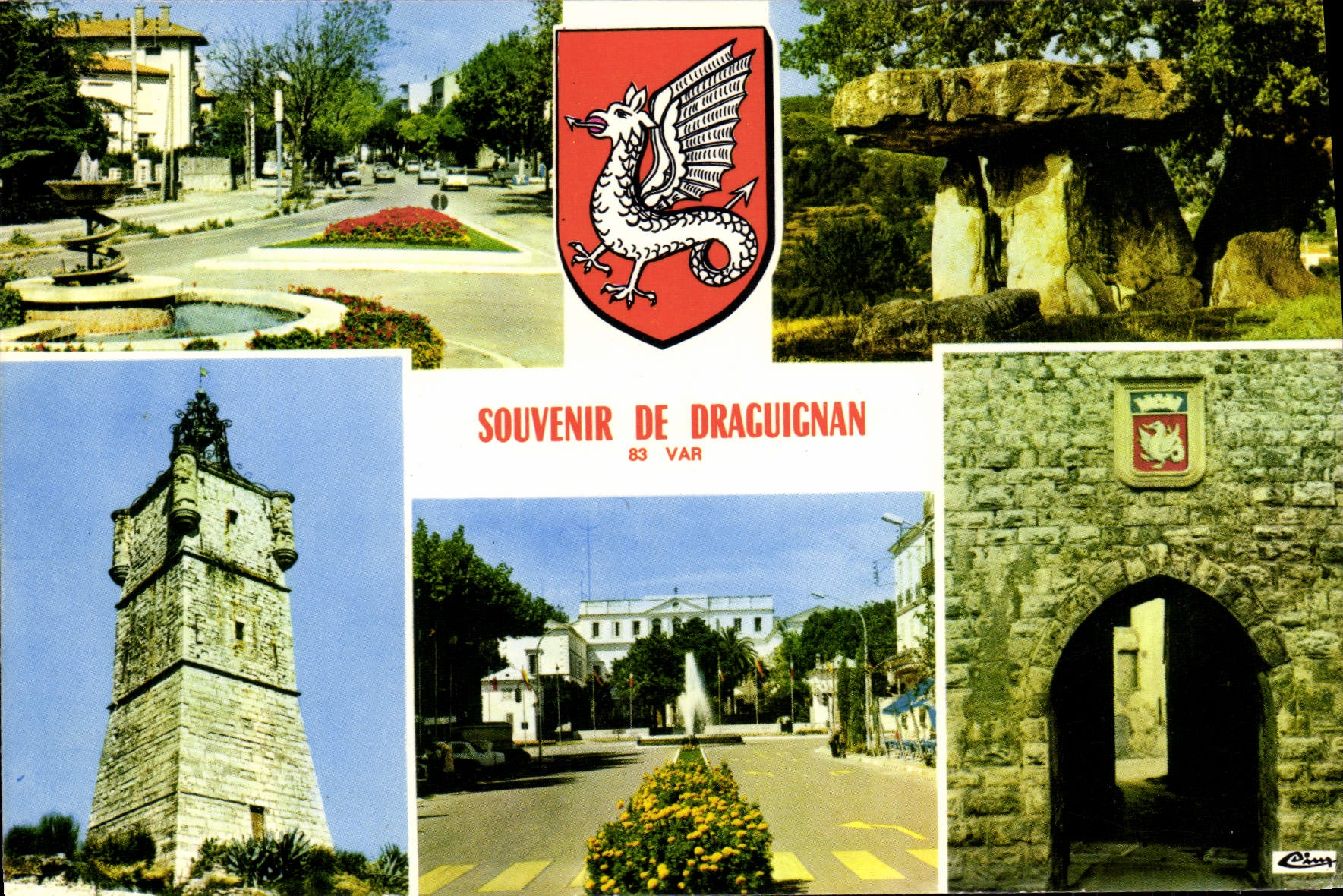 MODERN CARD To remember Of Draguignan Round Not Light St Carnot Avenue Pierre