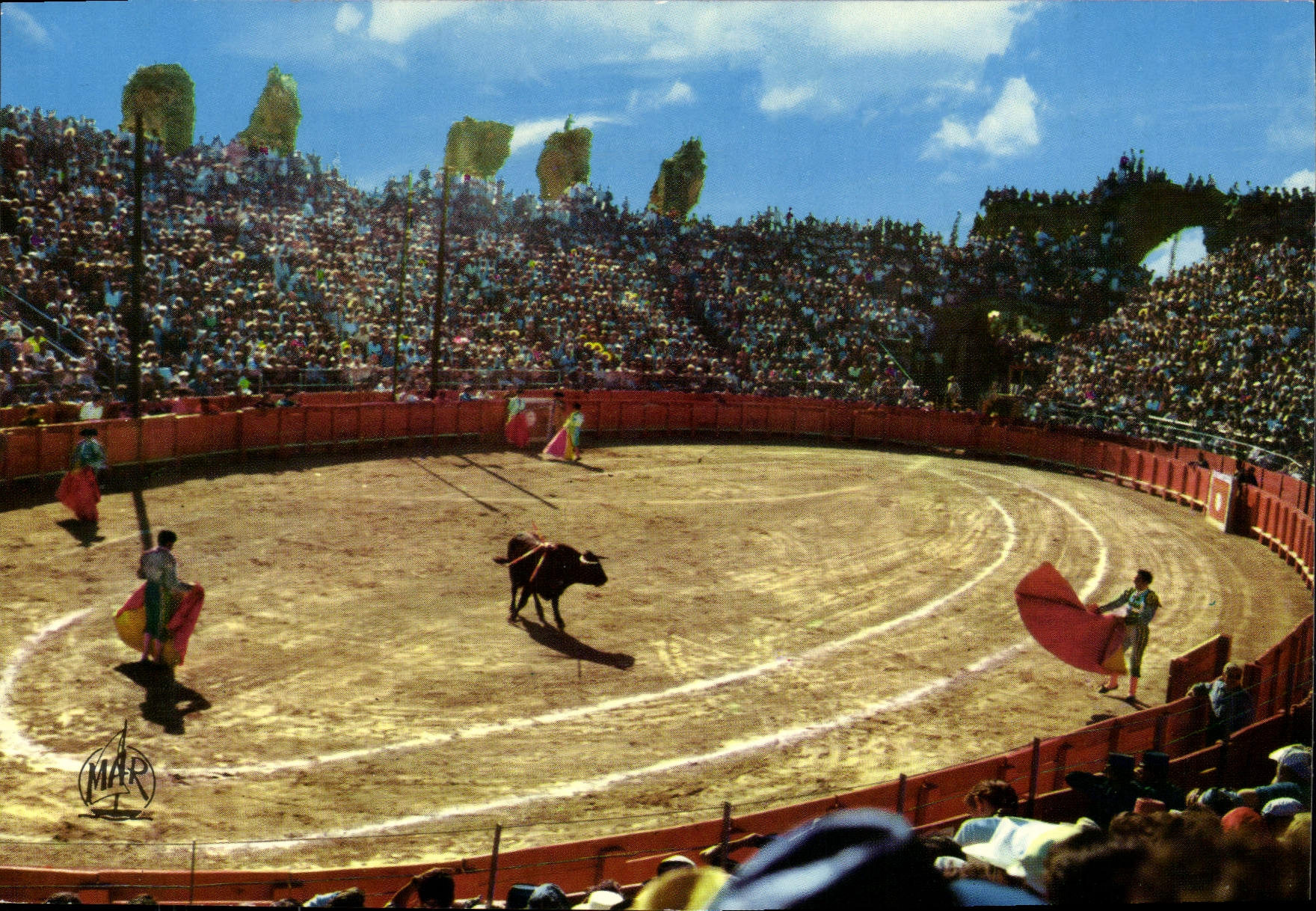 CPM La Cote d'Azur Corrida Dans Les Arenes De Frejus Corrida Taureau