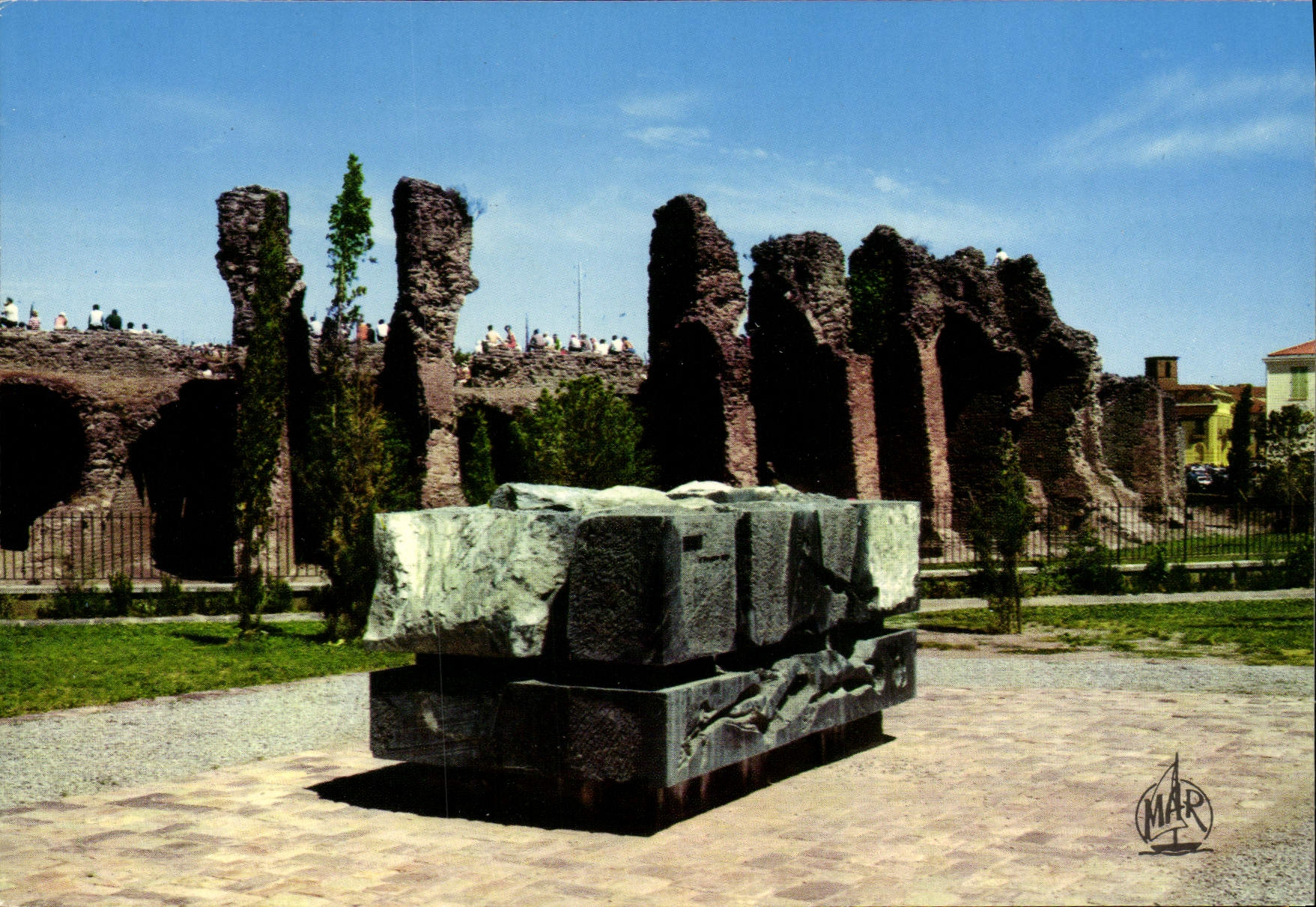 MODERN CARD the Dimension of Azure Frejus the Arena Romans And lying Dam Malpasset