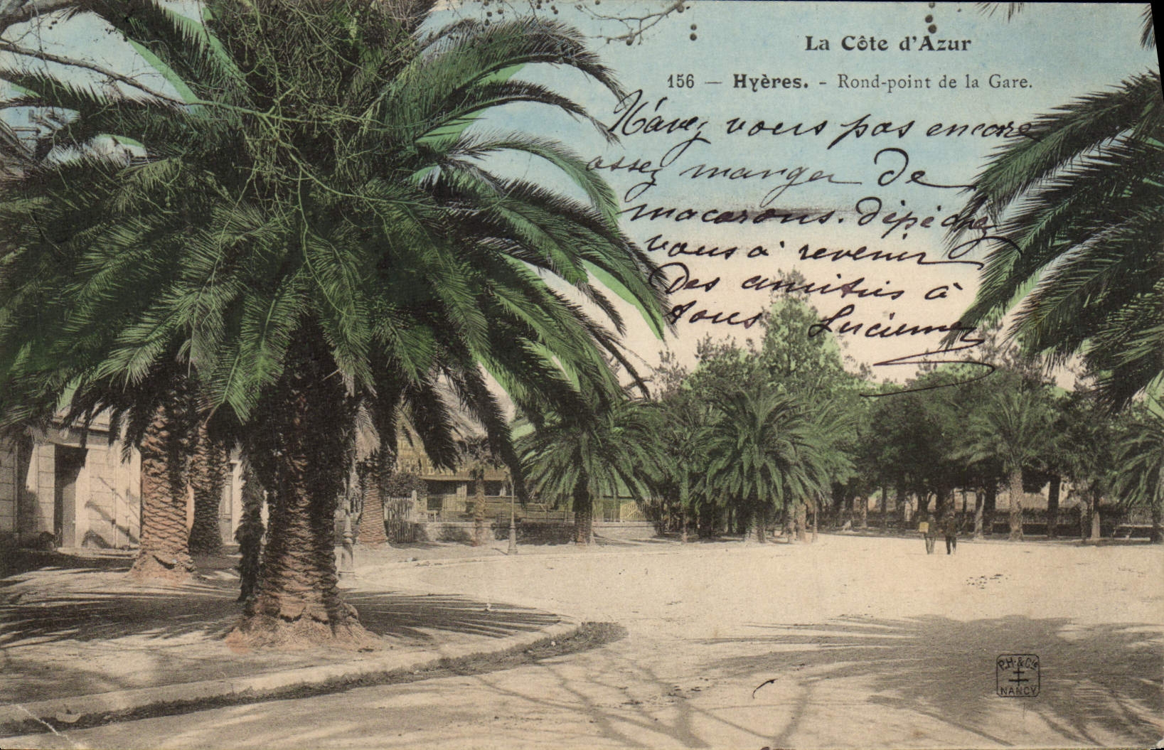 CPA Hyeres Rond Point de La Gare