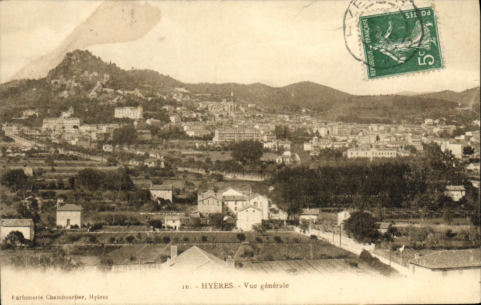 CPA Hyeres Vue Generale