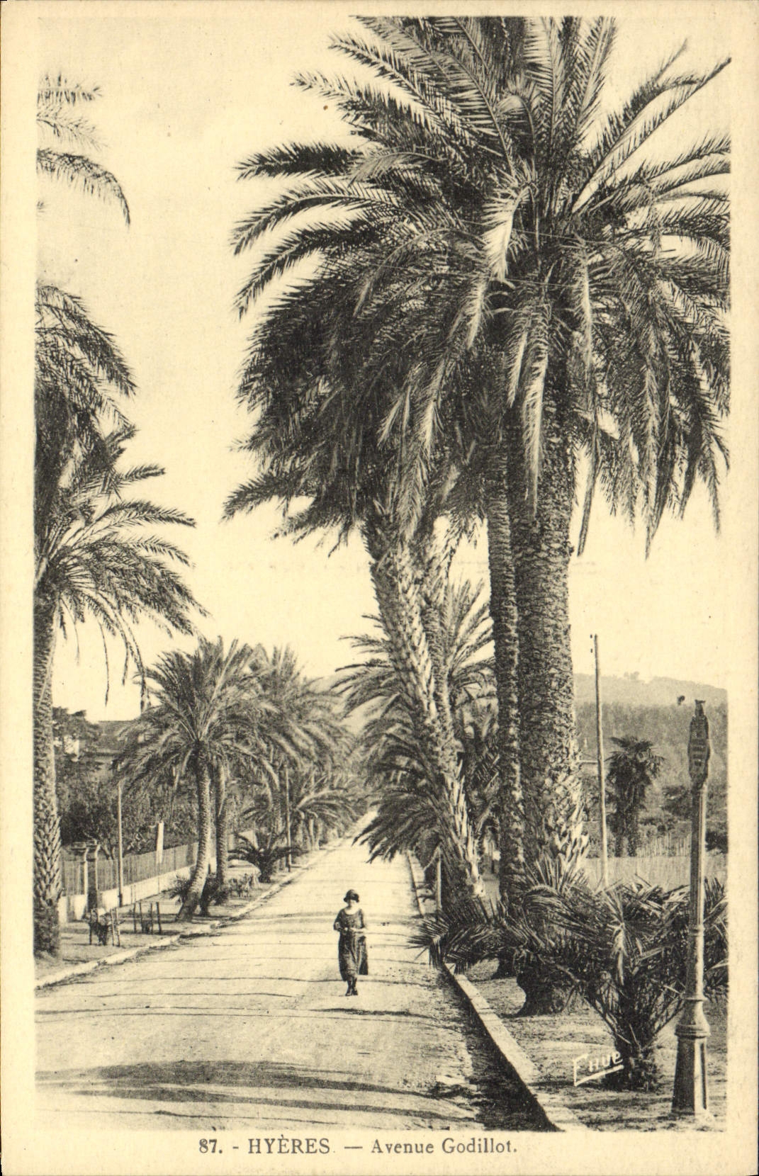 CPA Hyeres Avenue Godillot