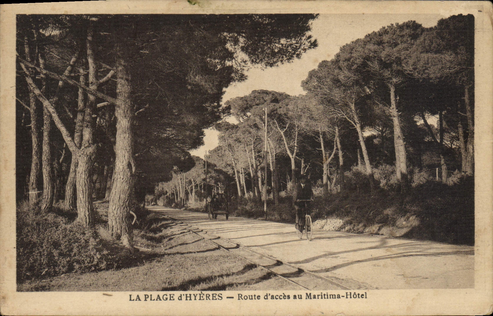 CPA La Plage d'Hyeres Route d'acces au Maritima Hotel