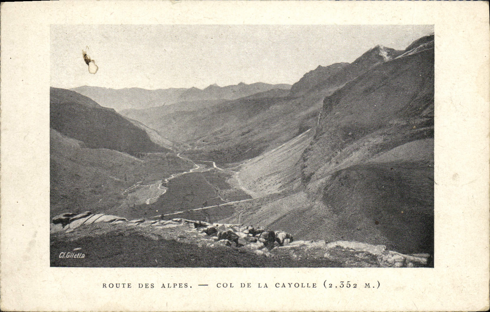 CPA Route Des Alpes Col De La Cayolle
