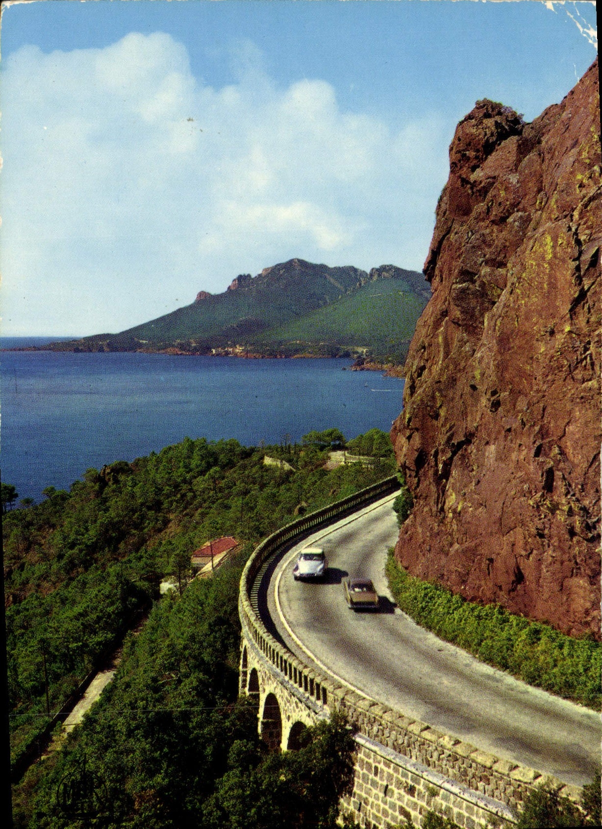 CPM La Cote d'Azur Route de la Corniche
