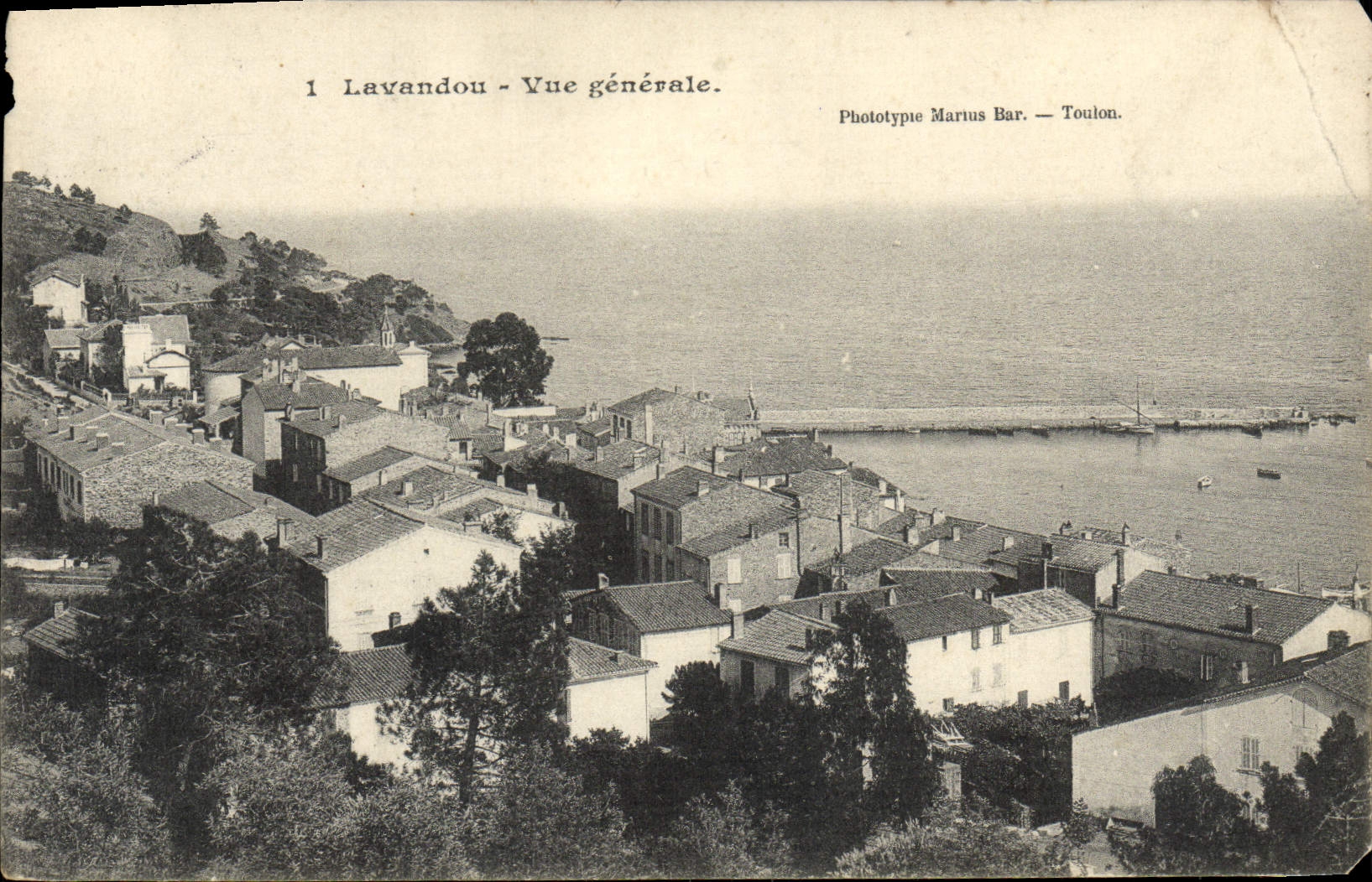 CPA Lavandou Vue Generale
