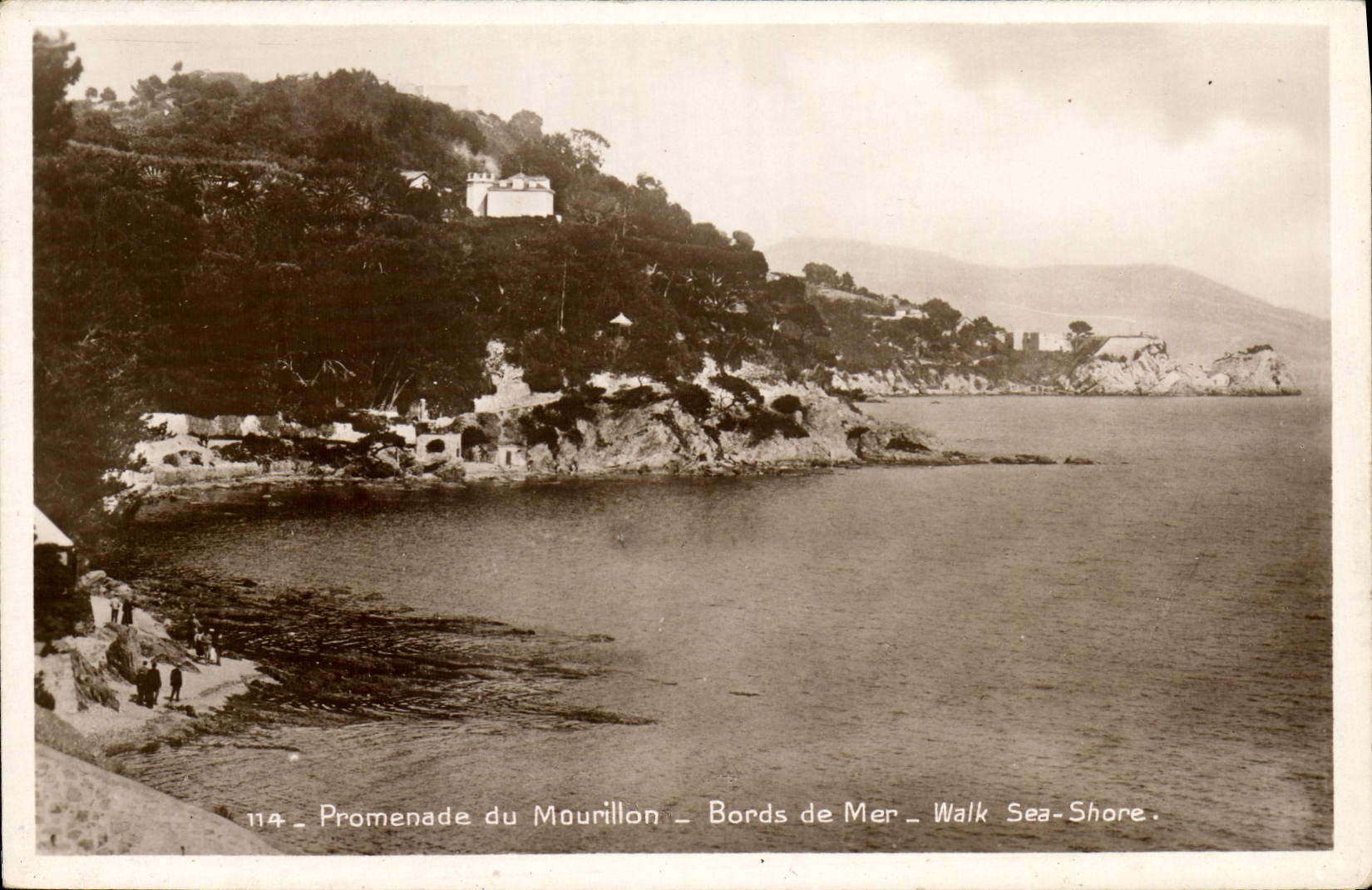 CPA Promenade du Mourillon Bords de Mer