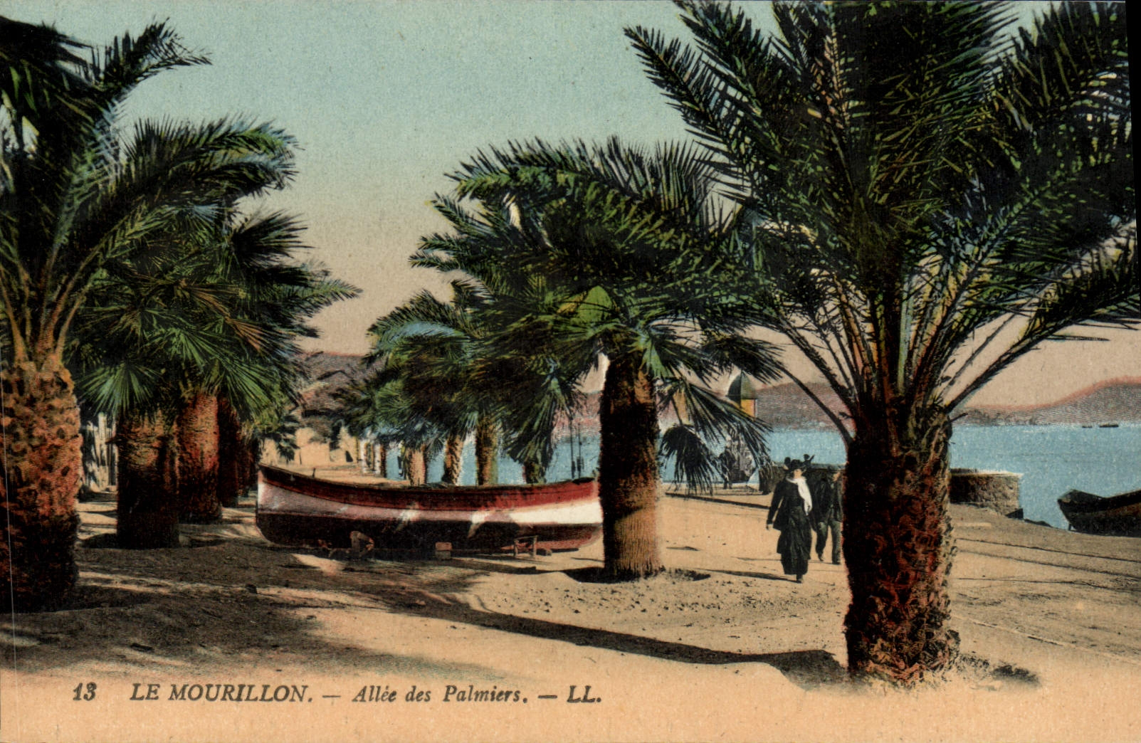 CPA Le Mourillon Allee des Palmiers