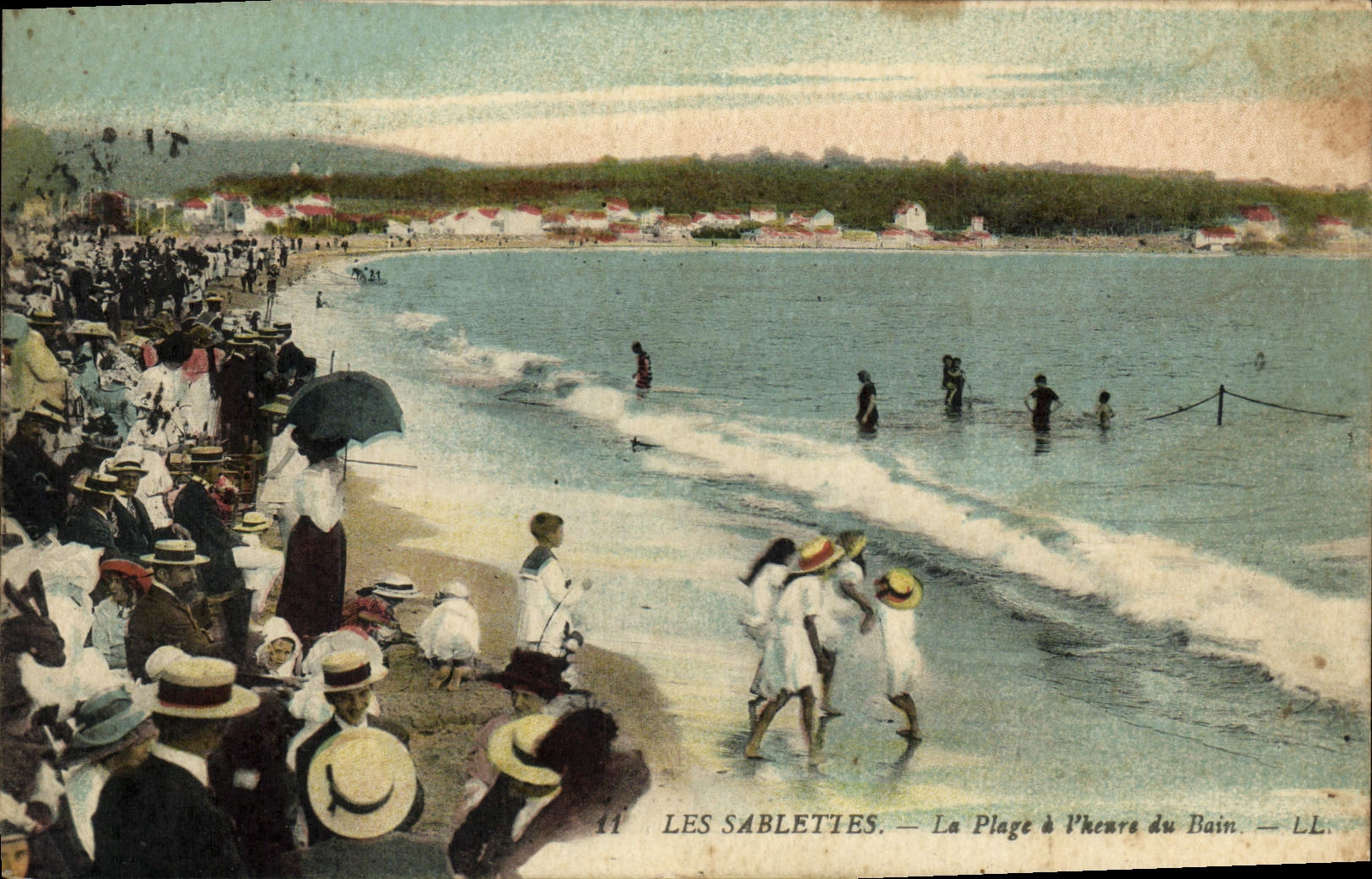 CPA Sablettes La Plage a l'heure du Bain