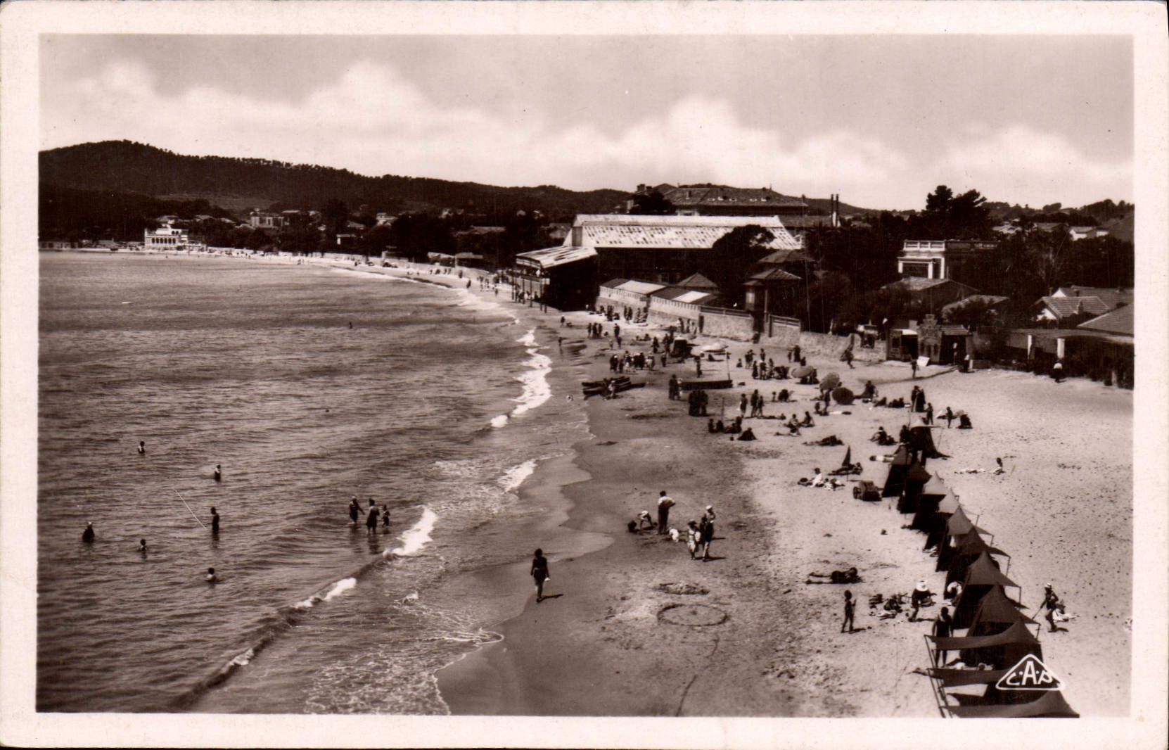 POSTAL MODERNA Sablettes la playa