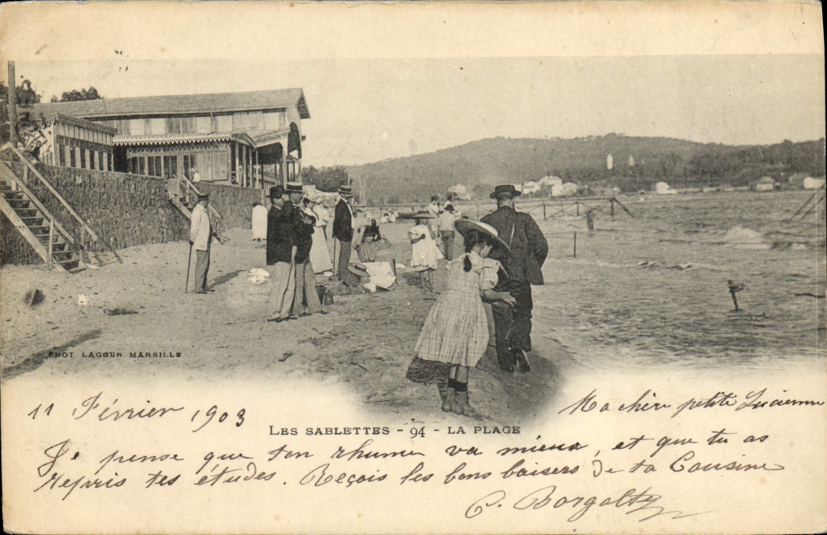 CPA Les Sablettes Les Bains La plage