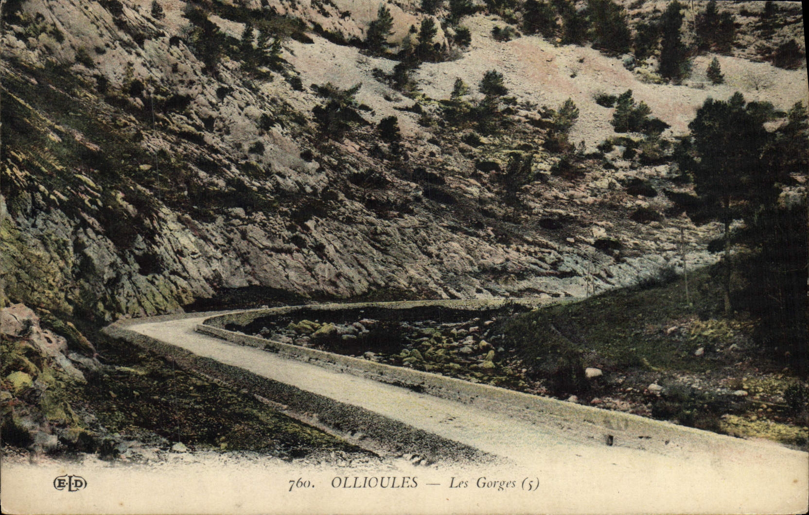 CPA Ollioules Les Gorges