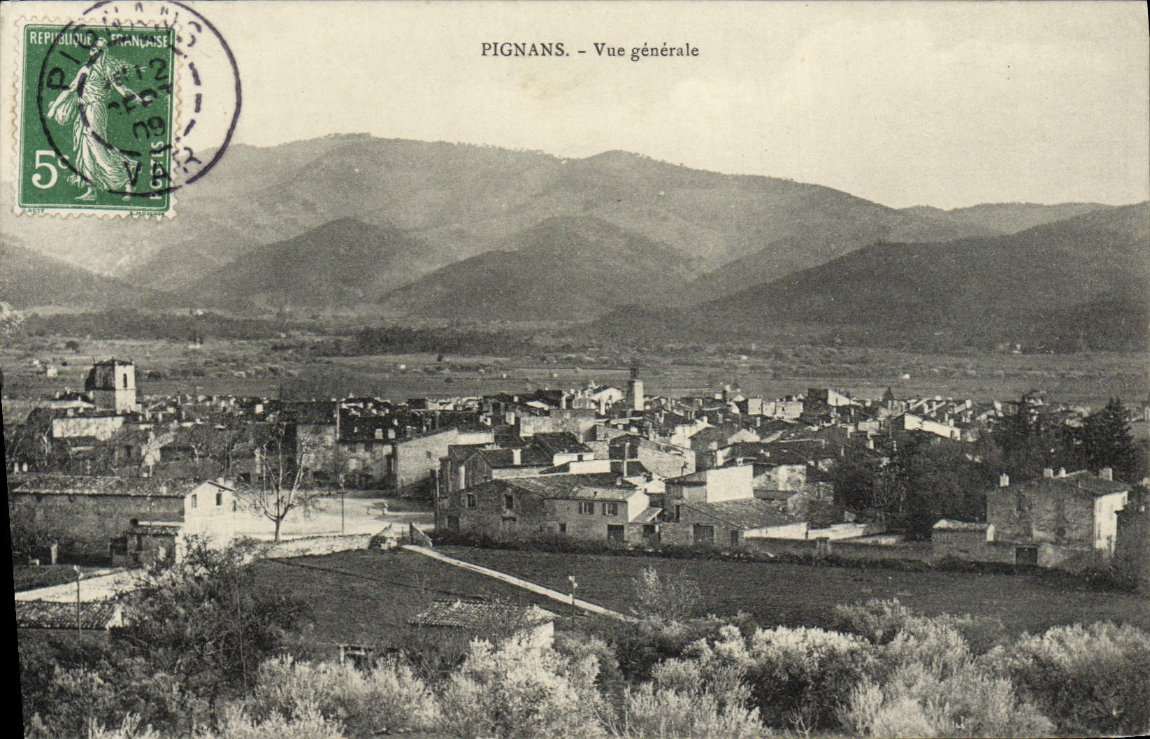 Opinión de Pignans de la POSTAL de la VENDIMIA