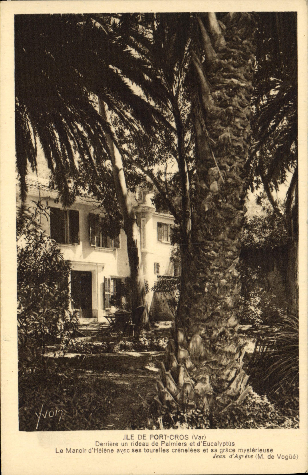 CPM Ile De Port Cros Manoir d'Helene