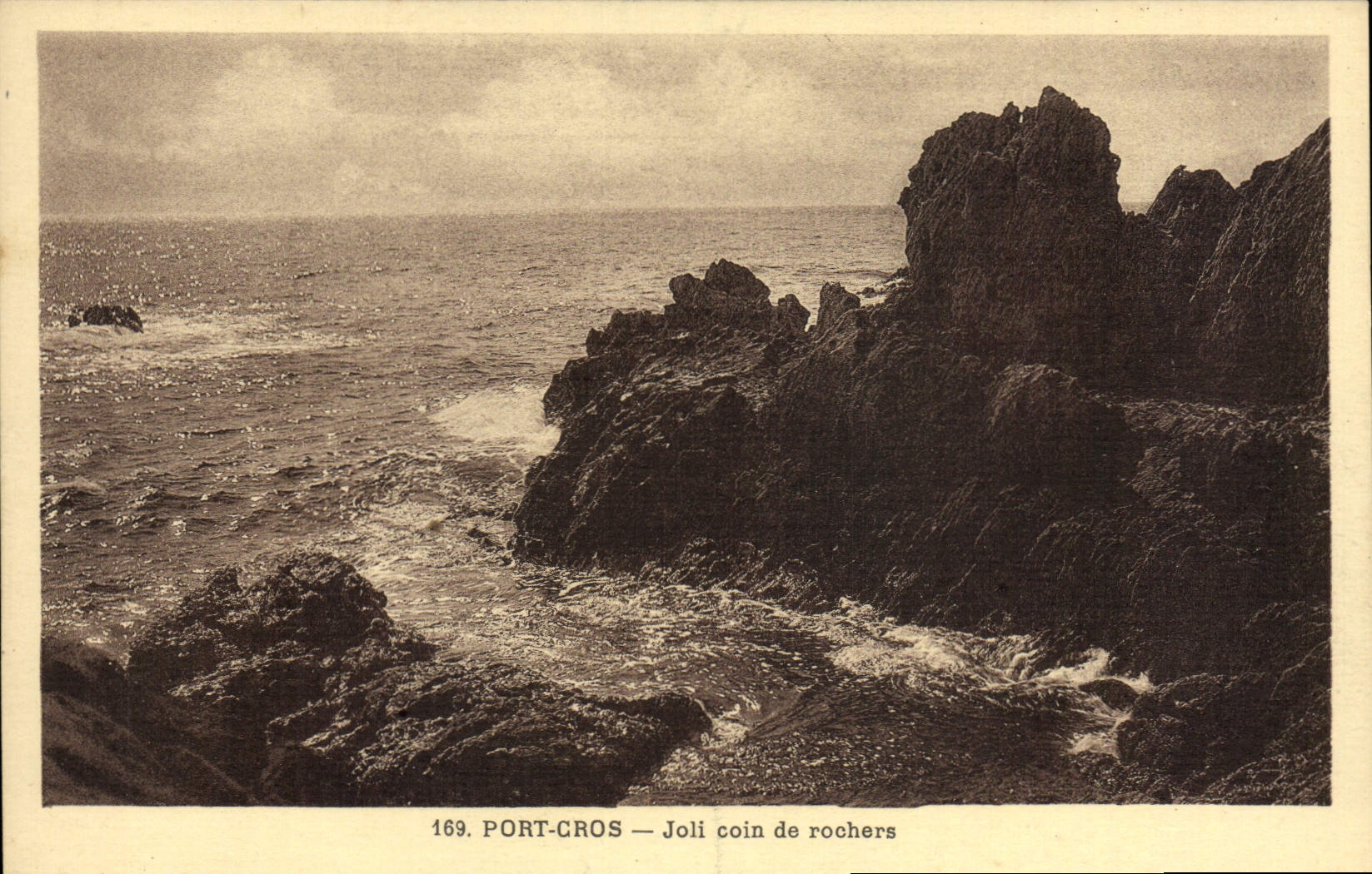 CPM Port Cros Joli coin de rochers