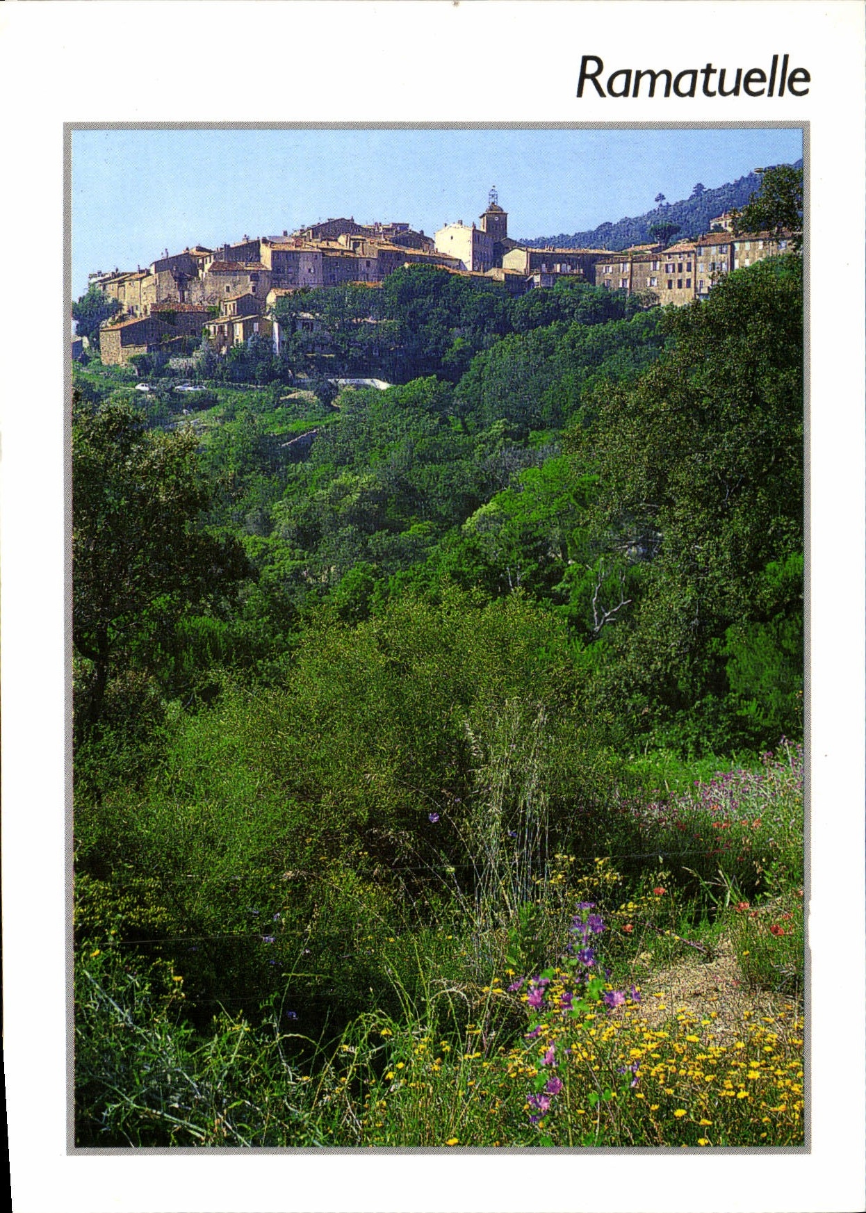 MODERN CARD Ramatuelle the Village