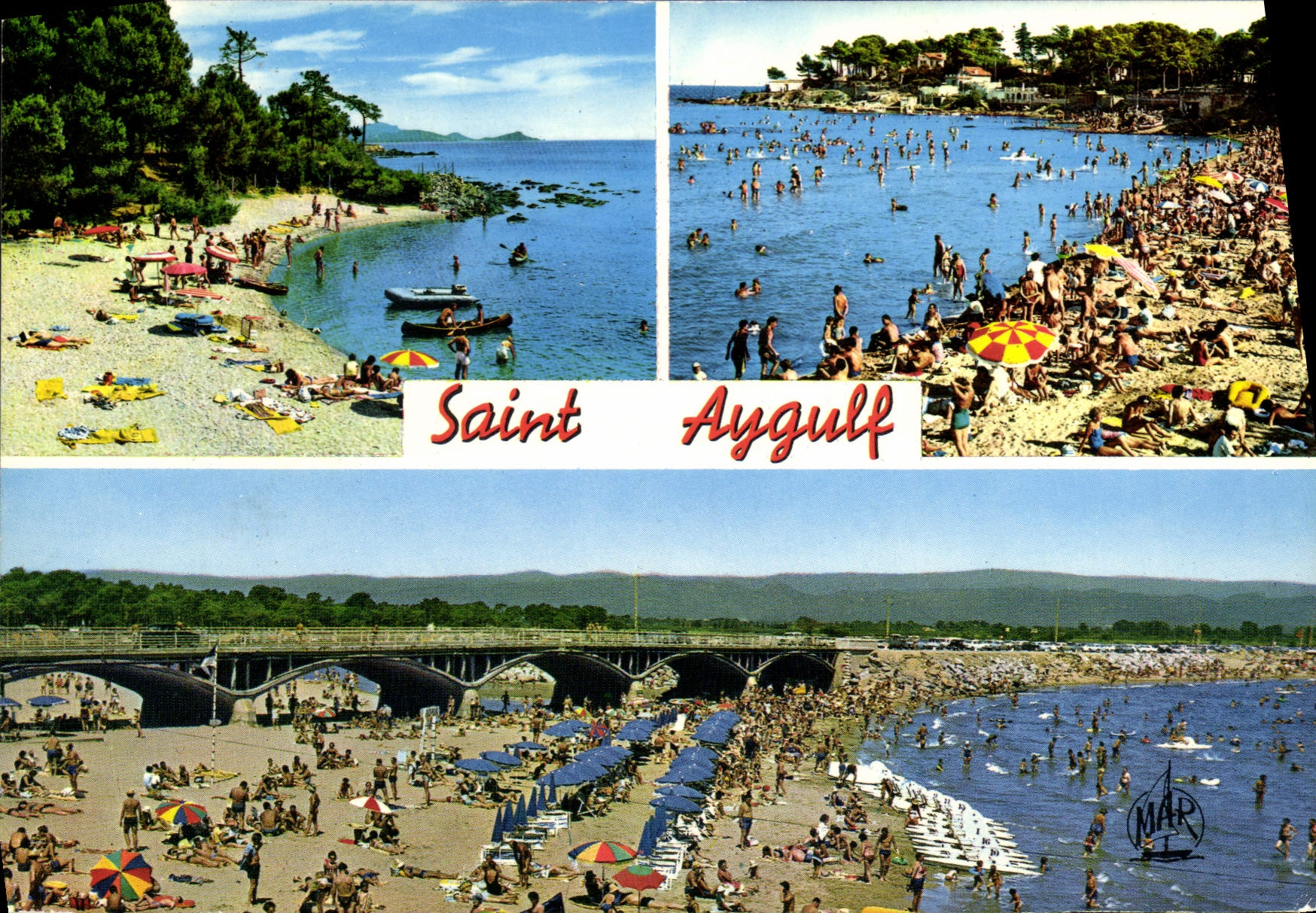 CPM Saint Aygulf La plage du Four a Chaux La plage La grande plage